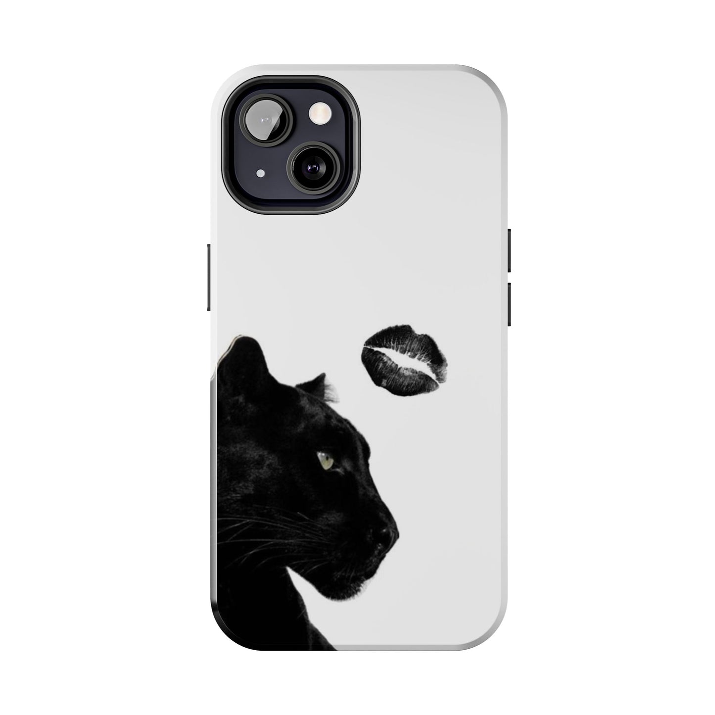 Elegant Panther Design Tough Phone Case - Stylish Protection for Animal Lovers