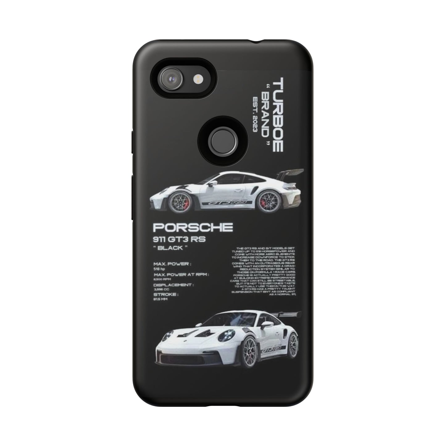 Porsche Phone Case, Tough Car Case, Automotive Gift, Racing Enthusiast Accessory, Stylish Smartphone Protection