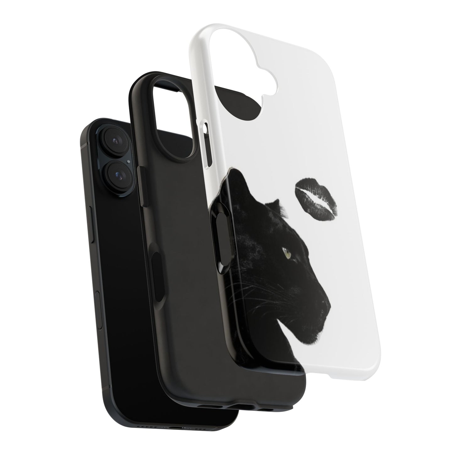 Elegant Panther Design Tough Phone Case - Stylish Protection for Animal Lovers