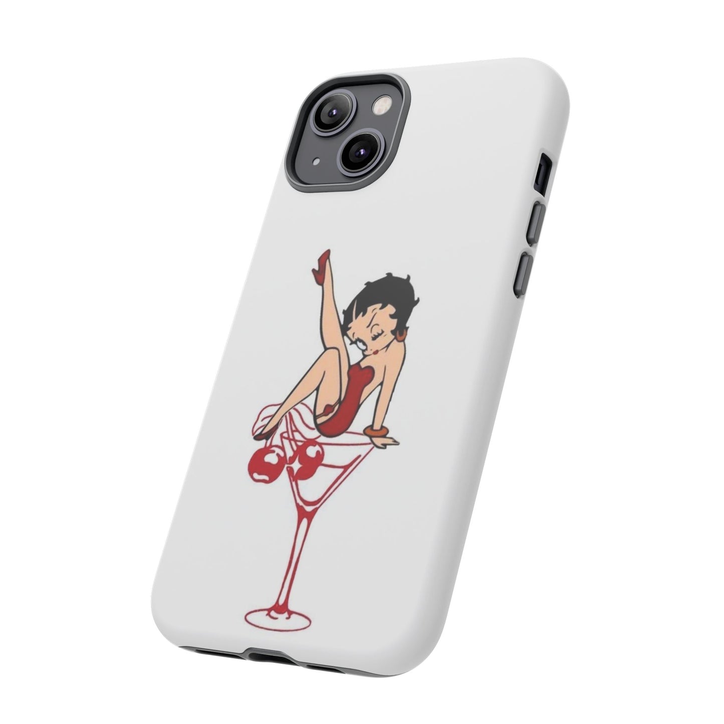 Betty Boop Martini Phone Case - Stylish Tough Cases for Fun Lovers