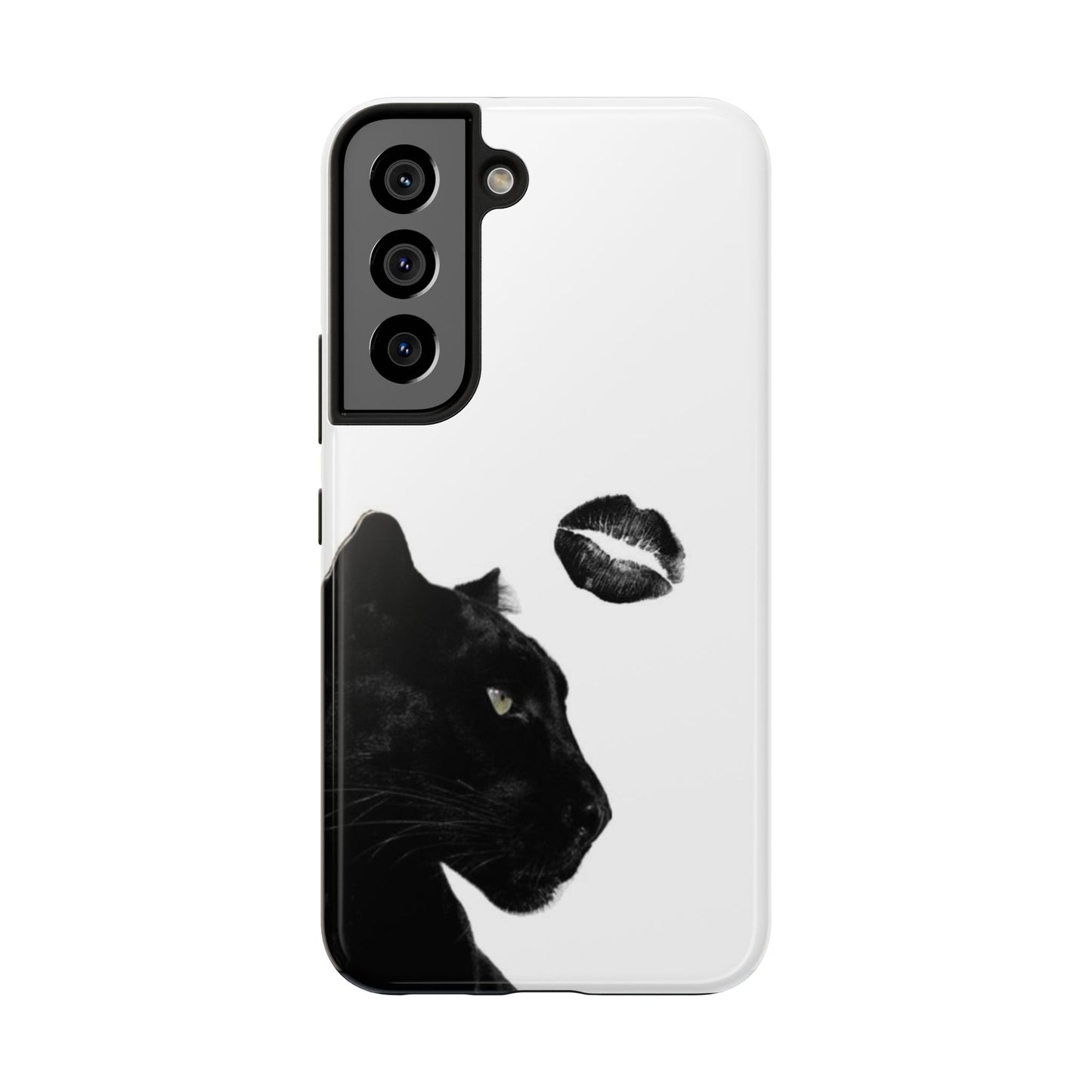 Elegant Panther Design Tough Phone Case - Stylish Protection for Animal Lovers