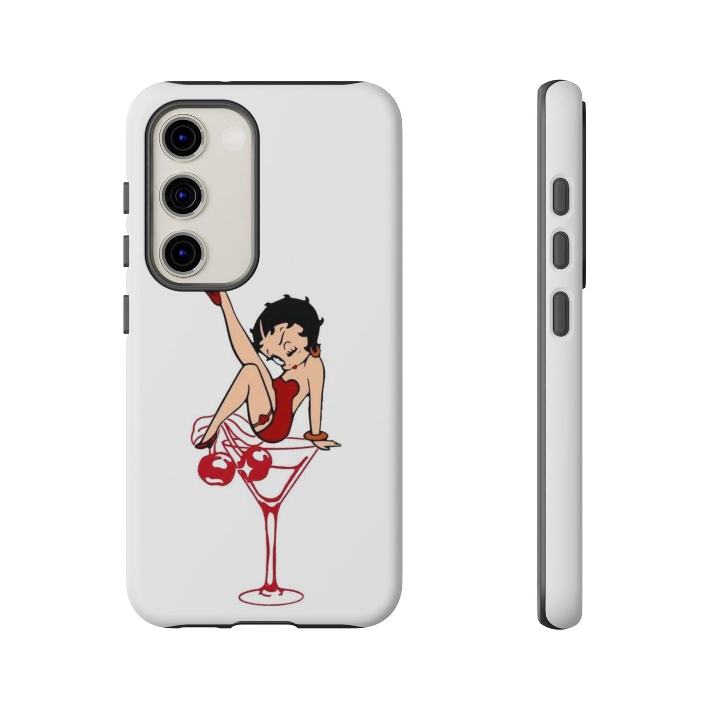 Betty Boop Martini Phone Case - Stylish Tough Cases for Fun Lovers