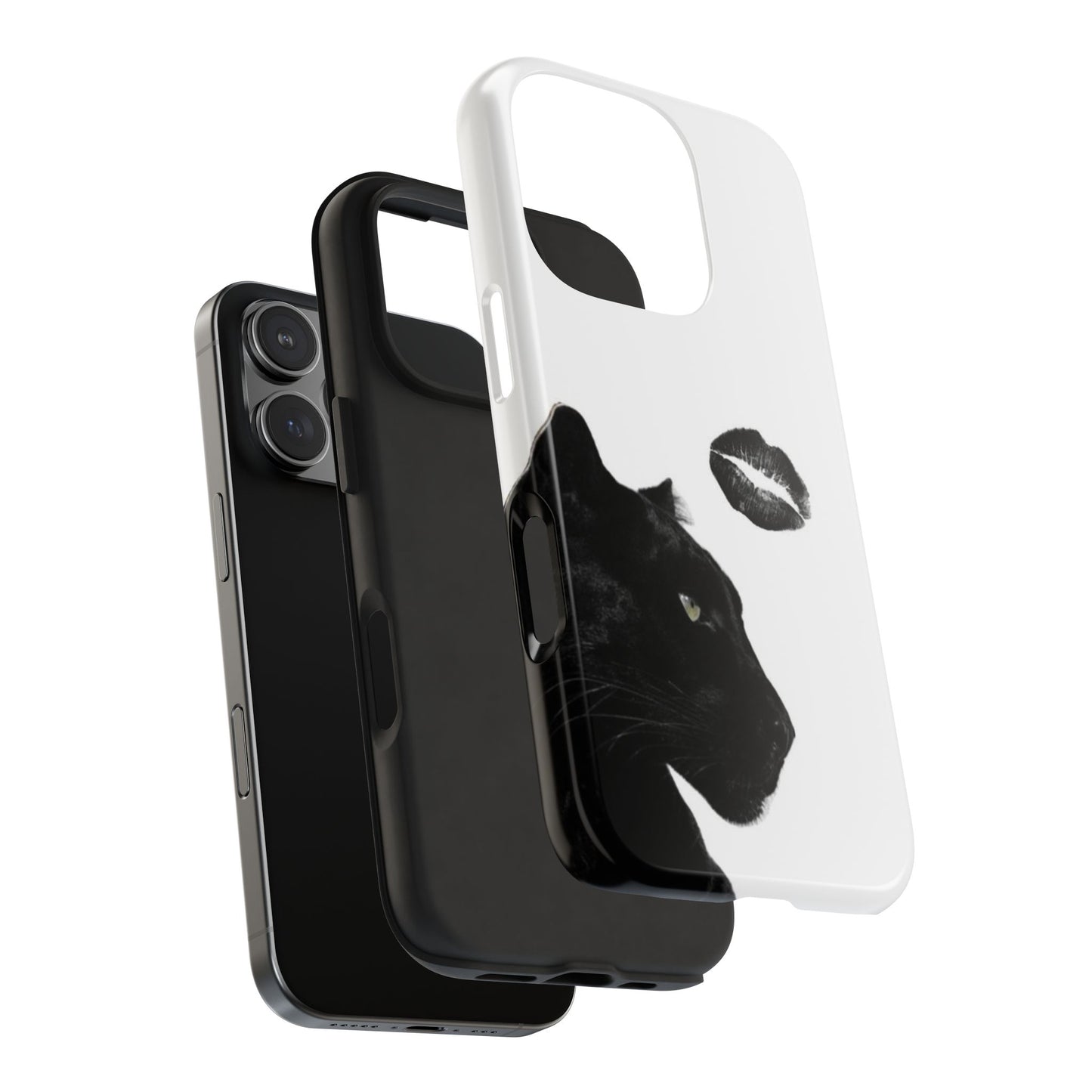 Elegant Panther Design Tough Phone Case - Stylish Protection for Animal Lovers