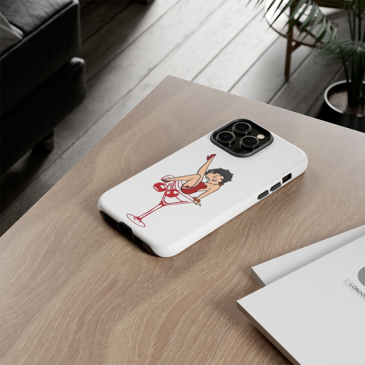 Betty Boop Martini Phone Case - Stylish Tough Cases for Fun Lovers