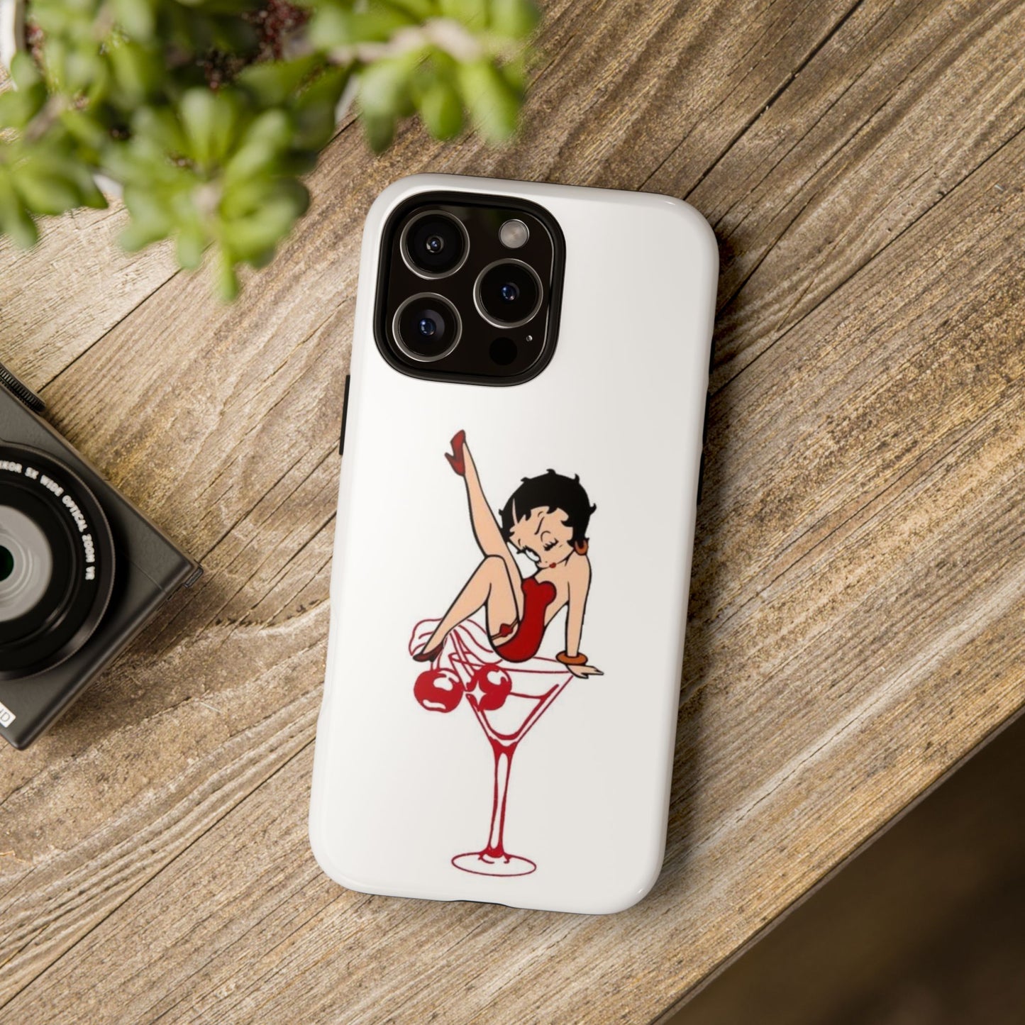 Betty Boop Martini Phone Case - Stylish Tough Cases for Fun Lovers