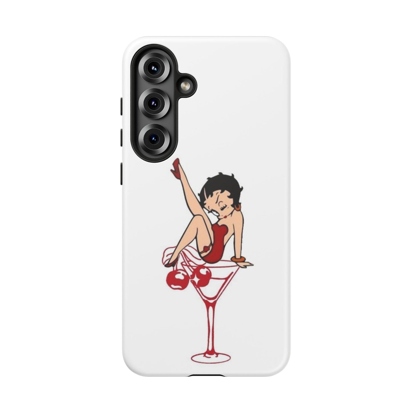 Betty Boop Martini Phone Case - Stylish Tough Cases for Fun Lovers