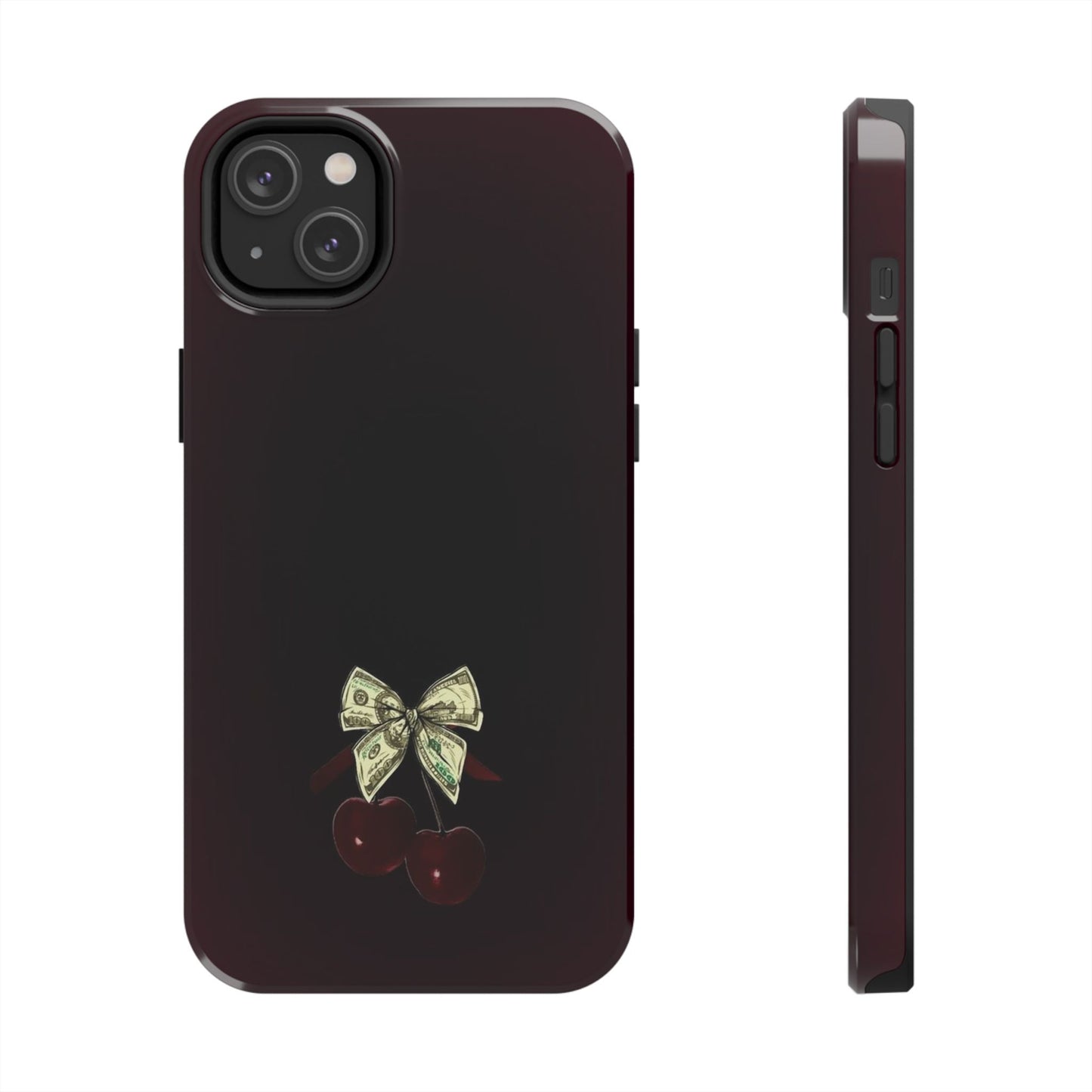 Cherry Bow Tough Phone Case - Stylish & Durable Protection