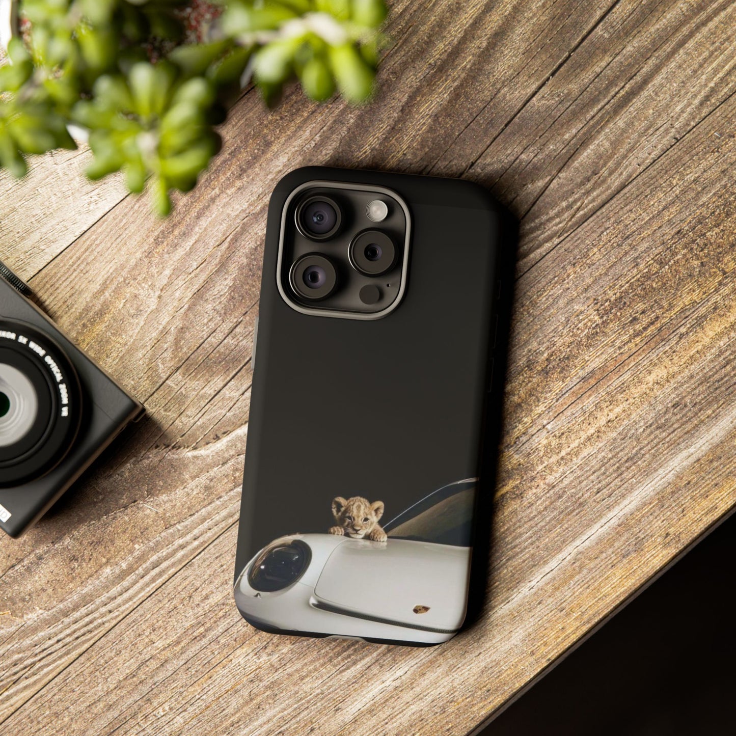 Wildlife-Inspired Phone Case with Lion Cub, Perfect Gift for Animal Lovers, Unique Phone Accessory for Car Enthusiasts, Stylish [...]