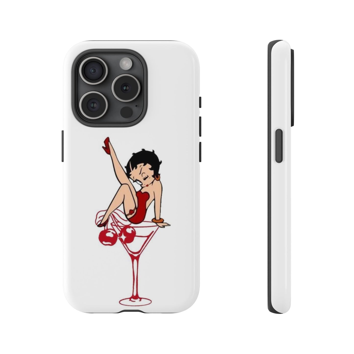 Betty Boop Martini Phone Case - Stylish Tough Cases for Fun Lovers