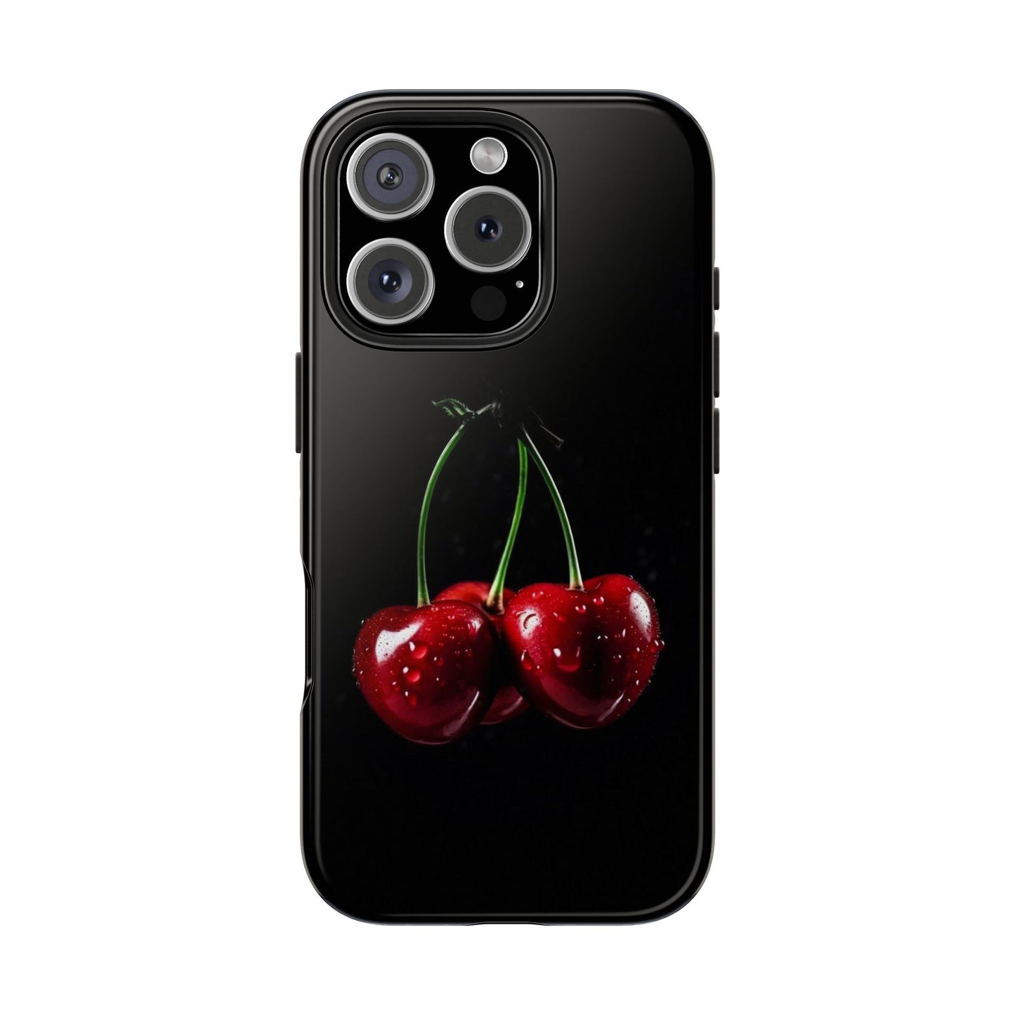 Cherry Splash Tough Phone Case - Durable, Stylish Protection