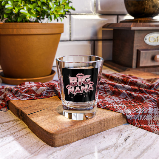 Big Mama Shot Glass, Fun Barware Gift, Bachelorette Party Favor, Unique Cocktail Glass, Birthday Celebration Drinkware