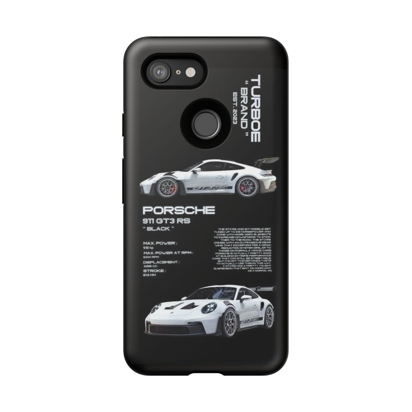 Porsche Phone Case, Tough Car Case, Automotive Gift, Racing Enthusiast Accessory, Stylish Smartphone Protection