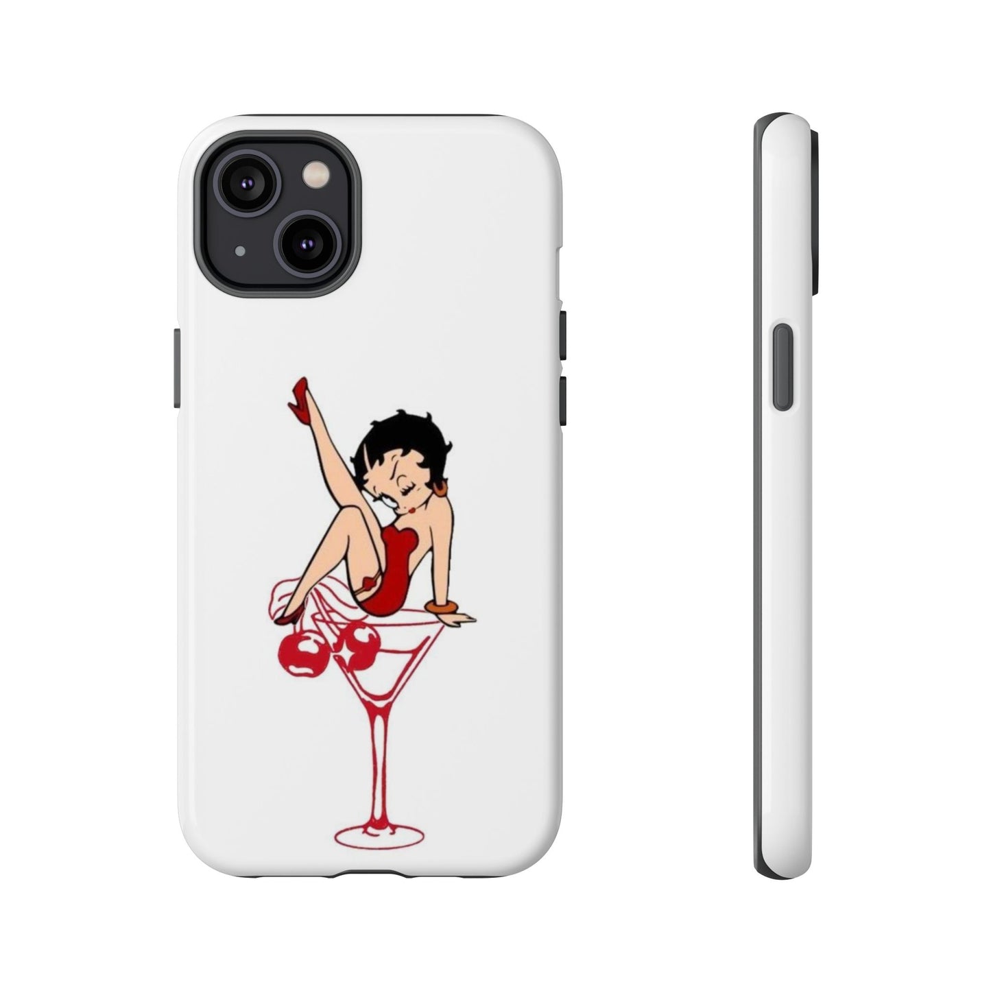Betty Boop Martini Phone Case - Stylish Tough Cases for Fun Lovers