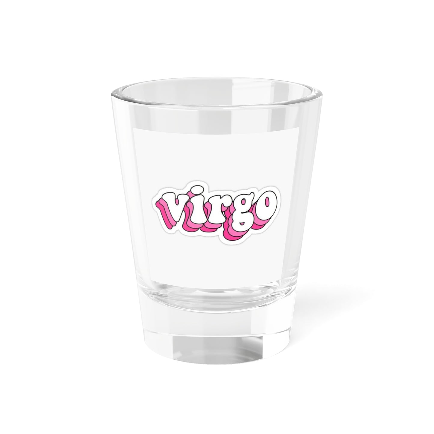 Virgo Shot Glass, Zodiac Gift for Astrology Lovers, Fun Party Favor, Birthday Celebration, Home Bar Decor, Personalized Cocktail Accessory