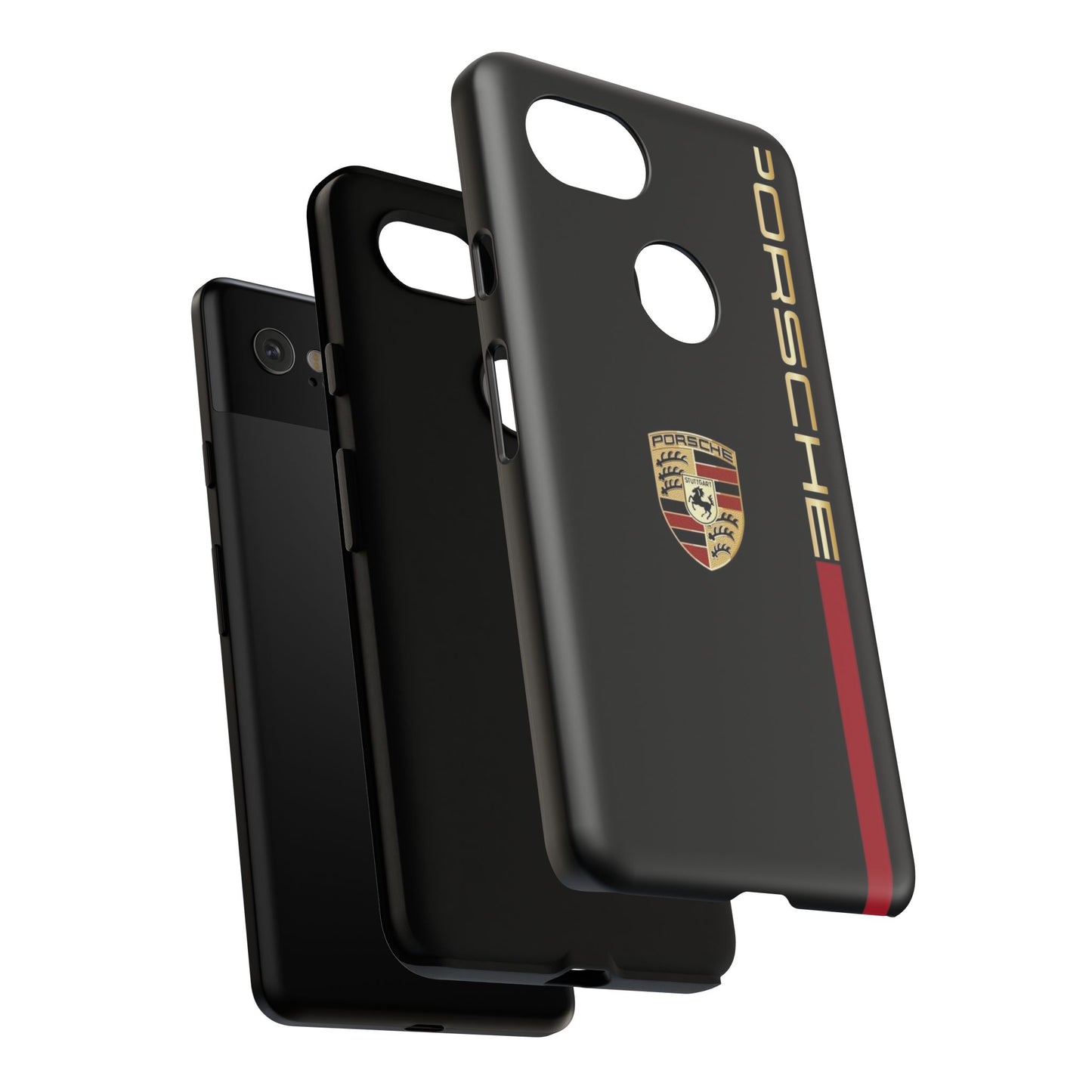Porsche Tough Phone Case, Durable Car Lover Accessory, Protective Cover, Gift for Auto Enthusiasts, Racing Themed Phone Accessory