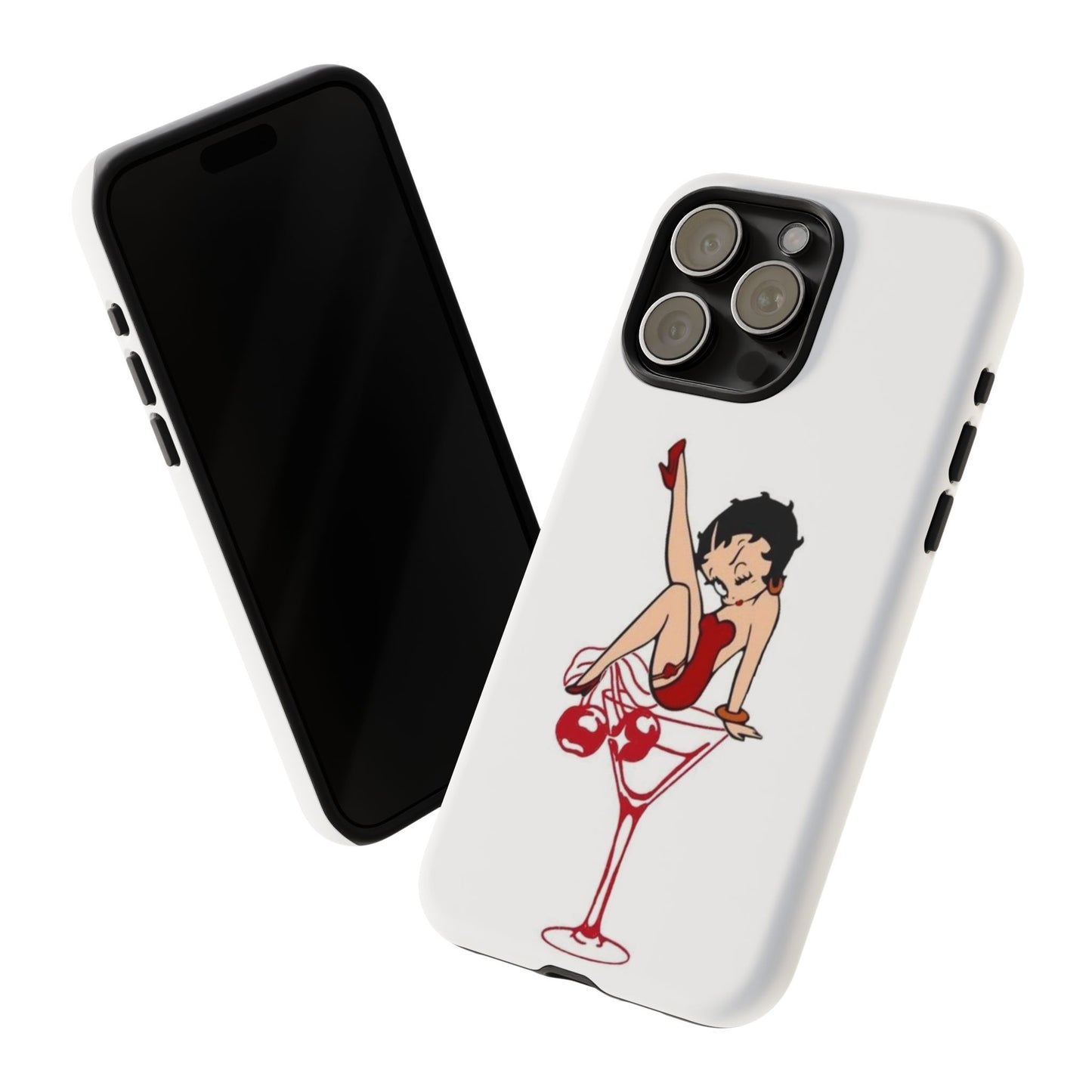 Betty Boop Martini Phone Case - Stylish Tough Cases for Fun Lovers