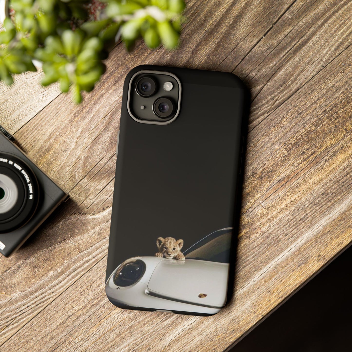 Wildlife-Inspired Phone Case with Lion Cub, Perfect Gift for Animal Lovers, Unique Phone Accessory for Car Enthusiasts, Stylish [...]