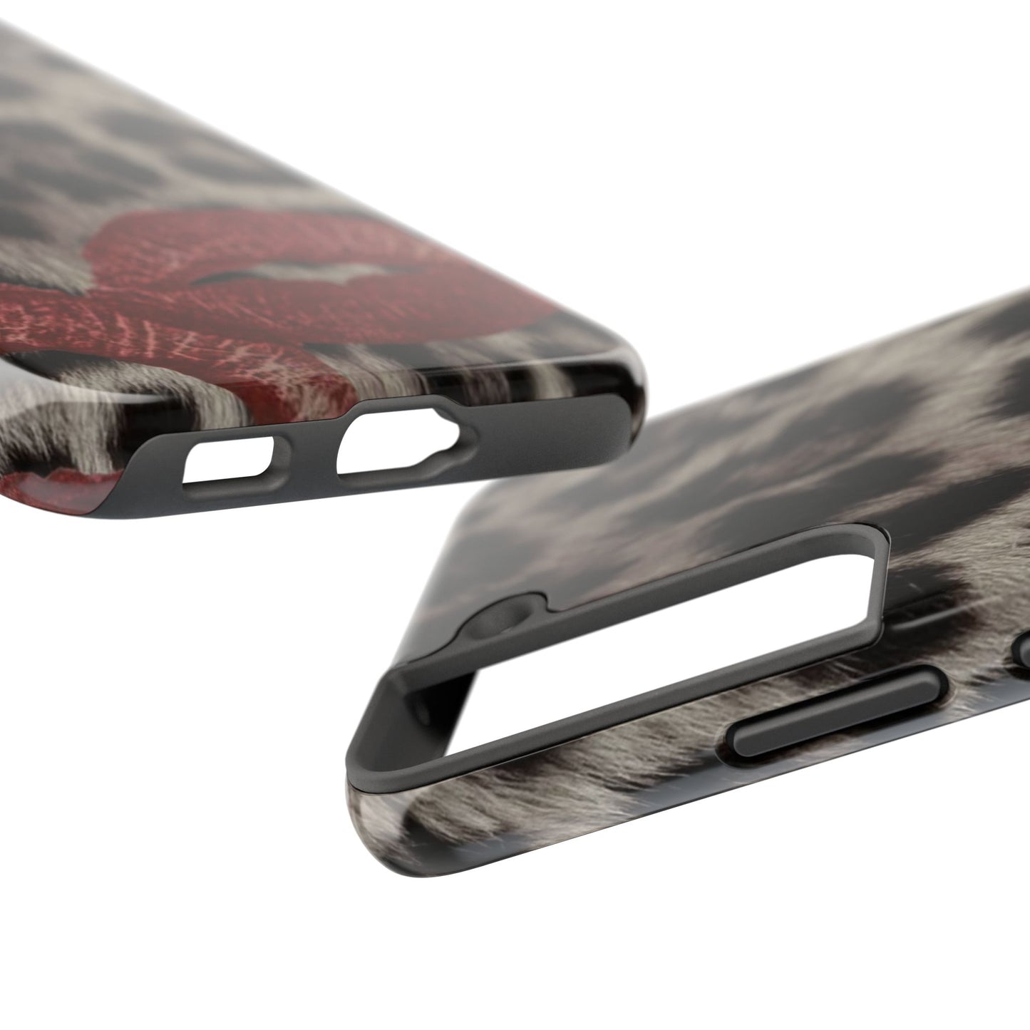 Wild Kiss Leopard Print Phone Case - Tough, Stylish Protection for Trendsetters