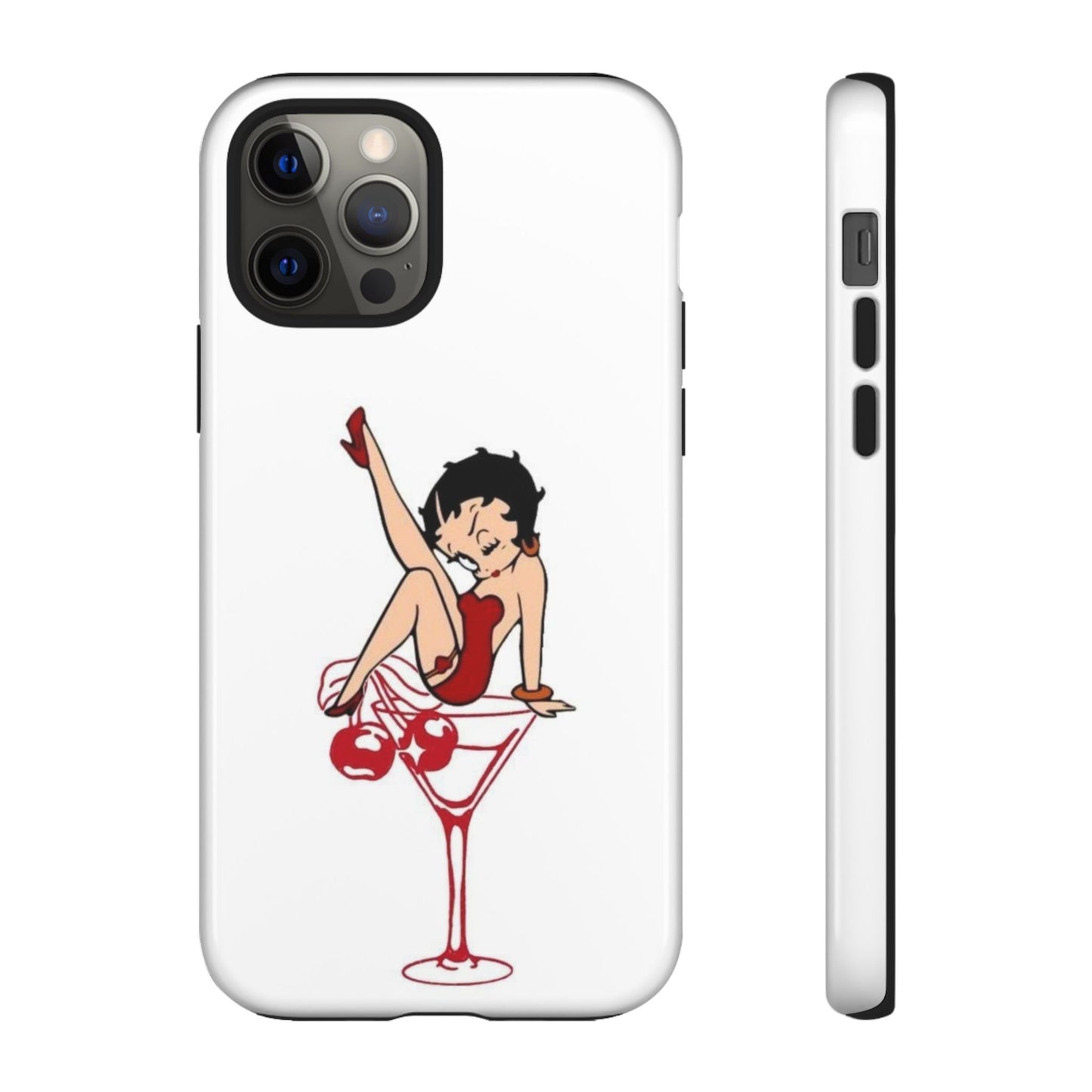 Betty Boop Martini Phone Case - Stylish Tough Cases for Fun Lovers