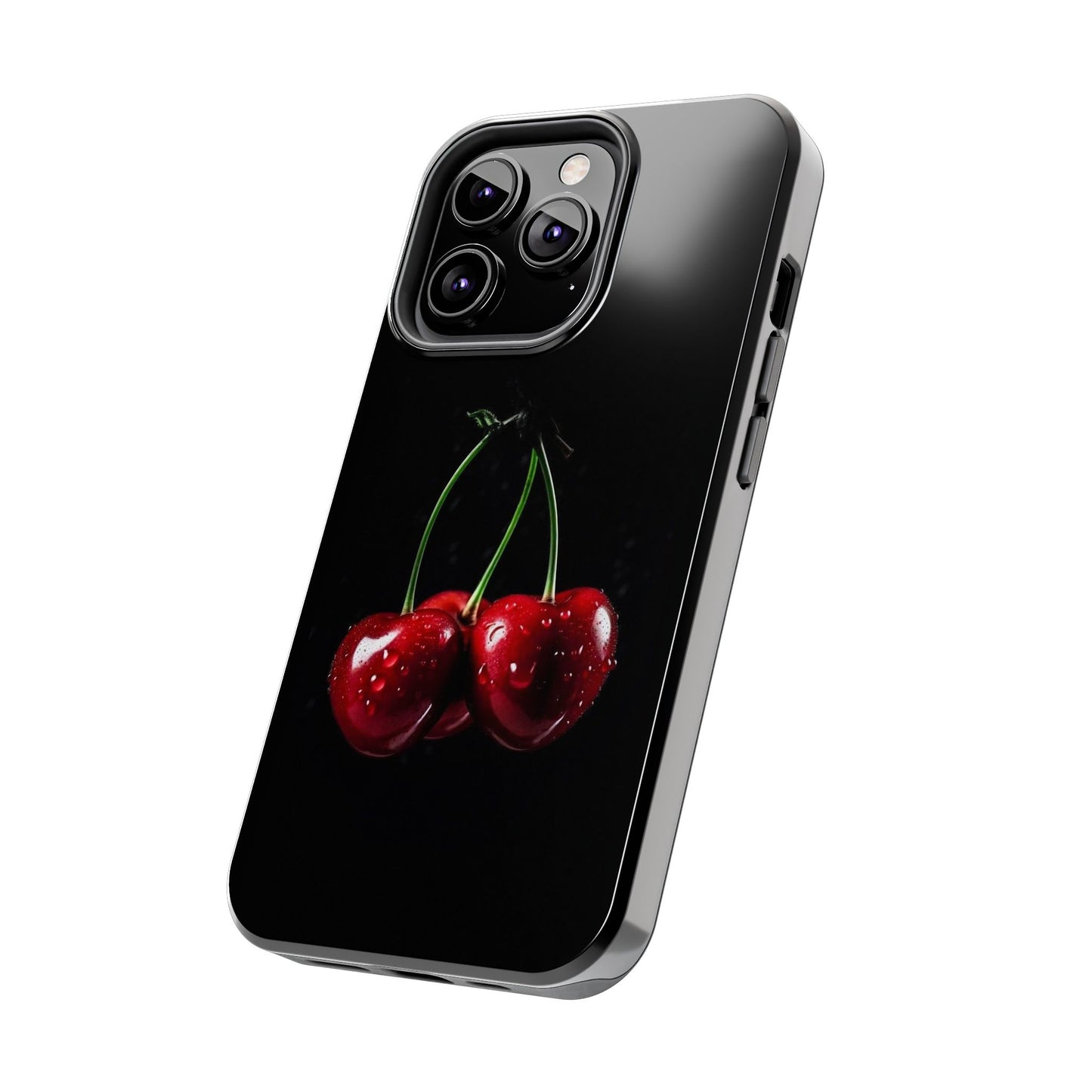 Cherry Splash Tough Phone Case - Durable, Stylish Protection