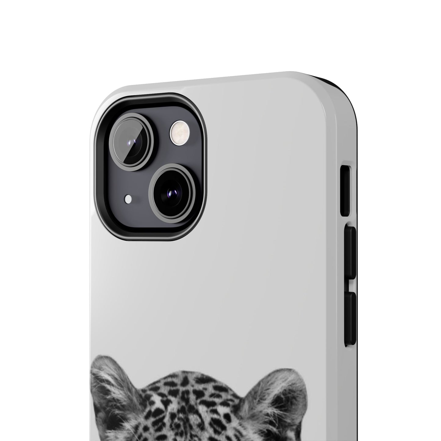 Stylish Tough Phone Case with Majestic Leopard Design
