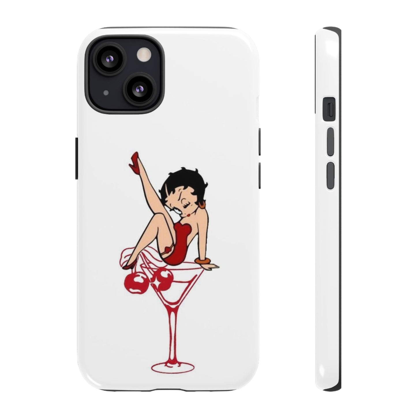 Betty Boop Martini Phone Case - Stylish Tough Cases for Fun Lovers