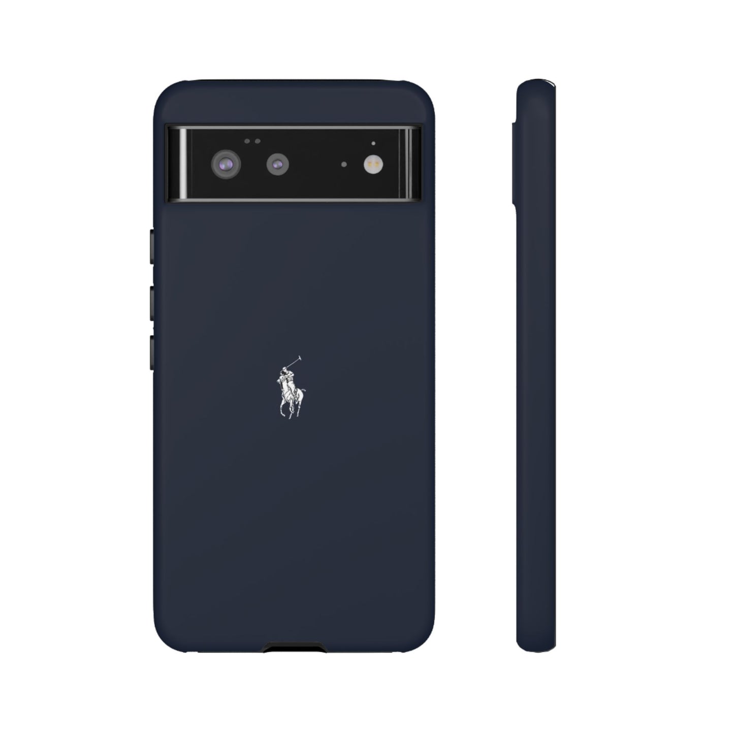 Navy Polo Logo Tough Phone Case — Slim Protective iPhone Cover