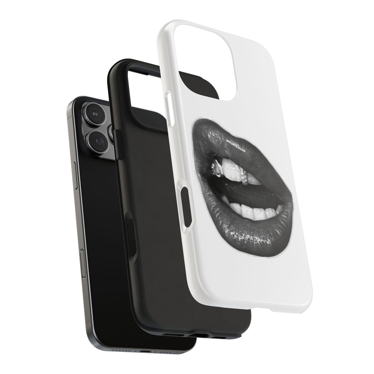 Bold Lip Art Tough Phone Case - Stylish & Protective Cover for Trendsetters