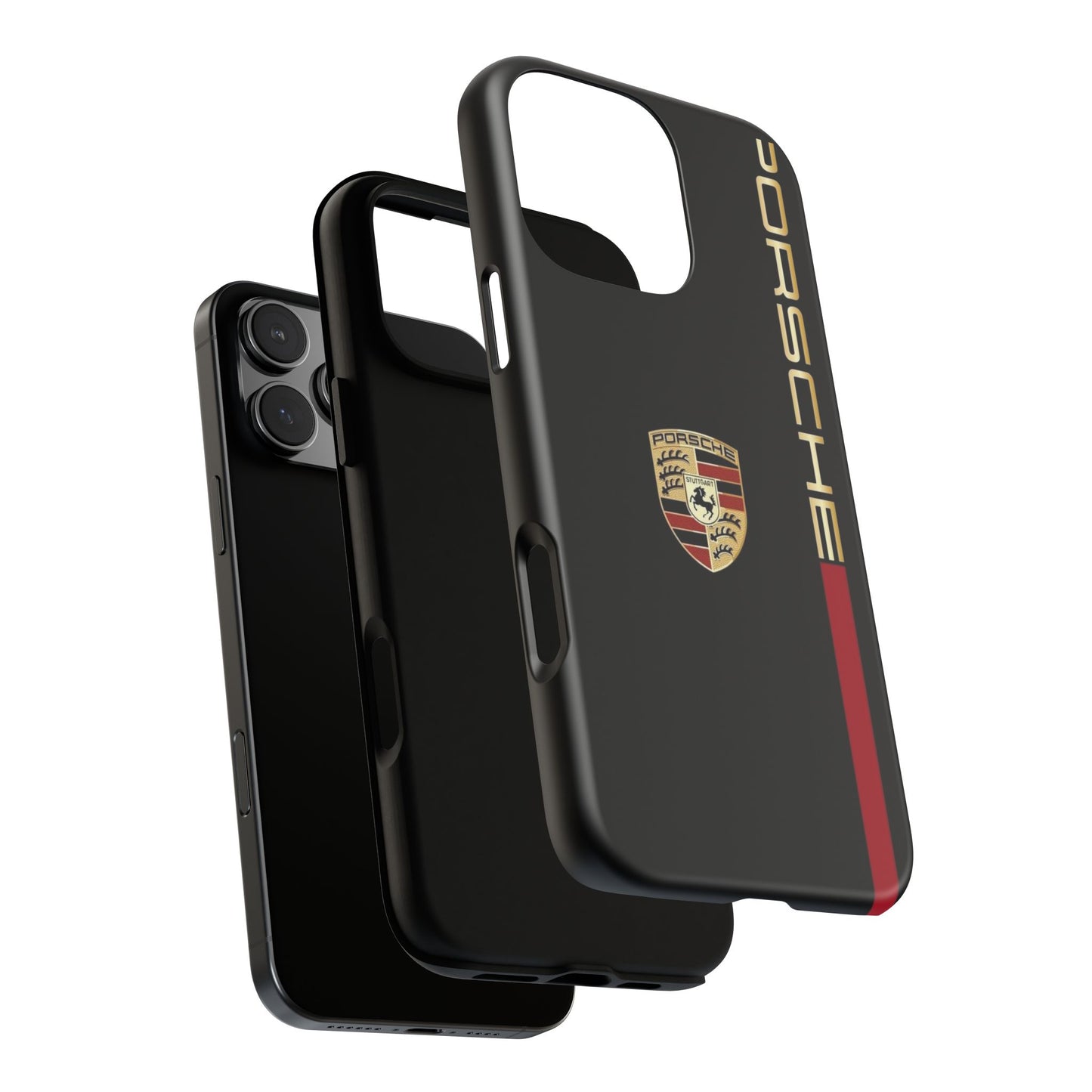 Porsche Tough Phone Case, Durable Car Lover Accessory, Protective Cover, Gift for Auto Enthusiasts, Racing Themed Phone Accessory