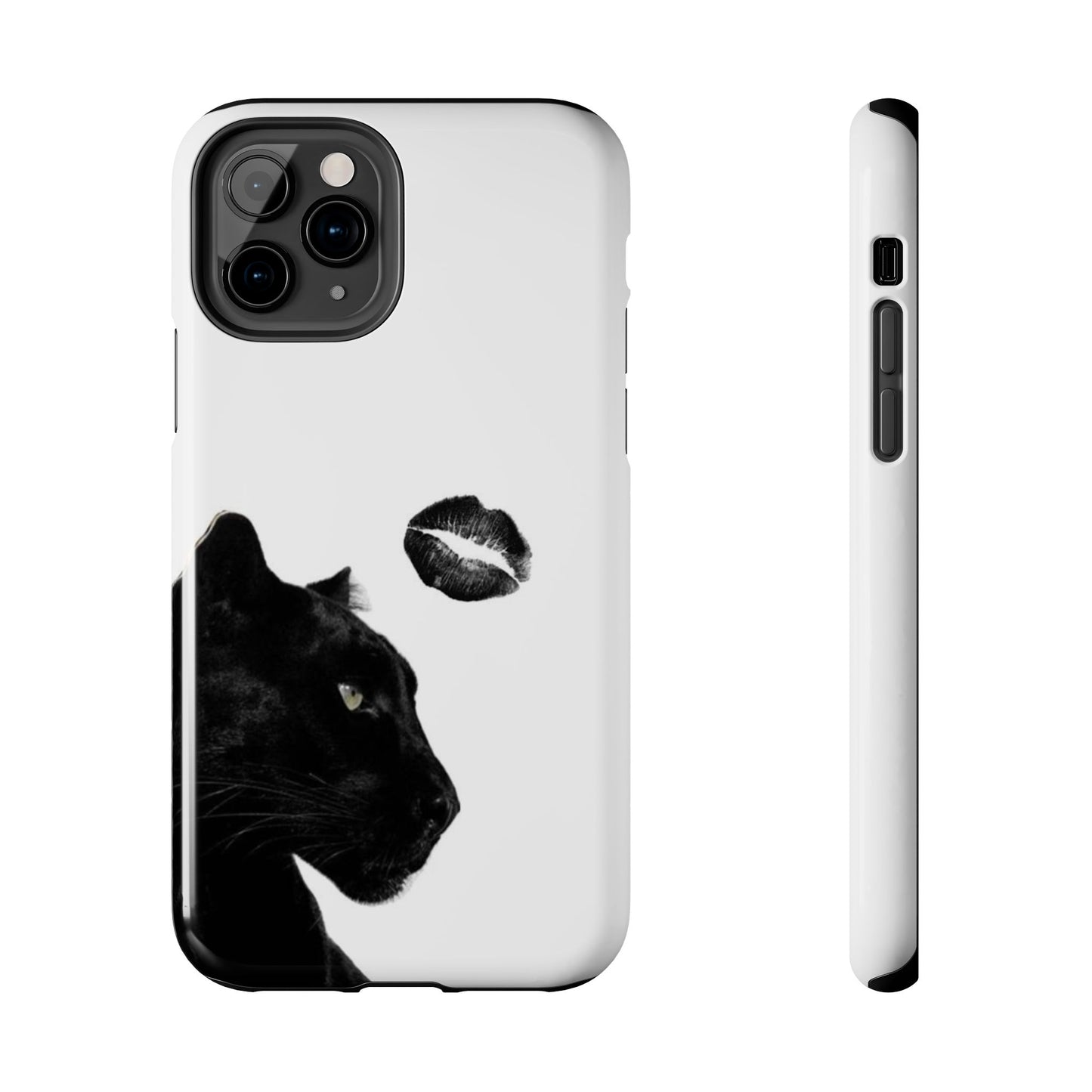 Elegant Panther Design Tough Phone Case - Stylish Protection for Animal Lovers