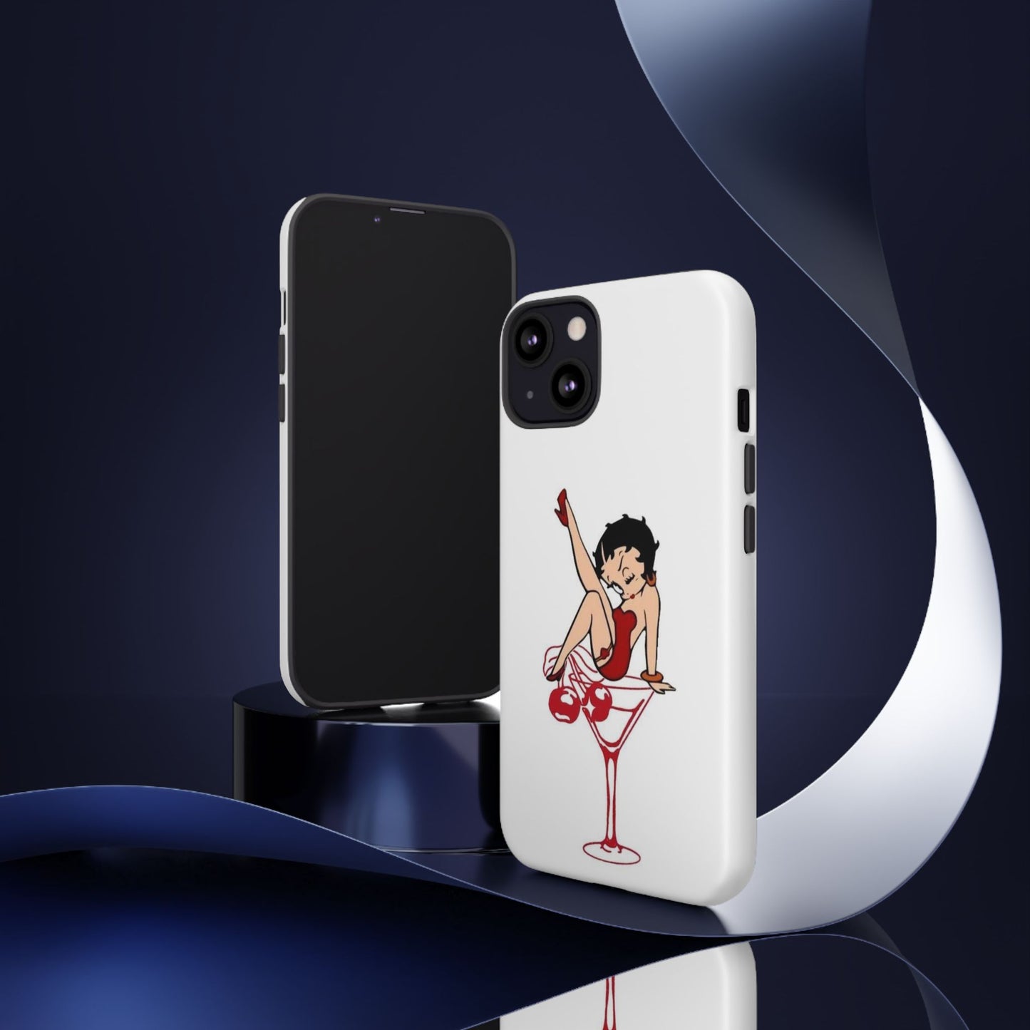 Betty Boop Martini Phone Case - Stylish Tough Cases for Fun Lovers