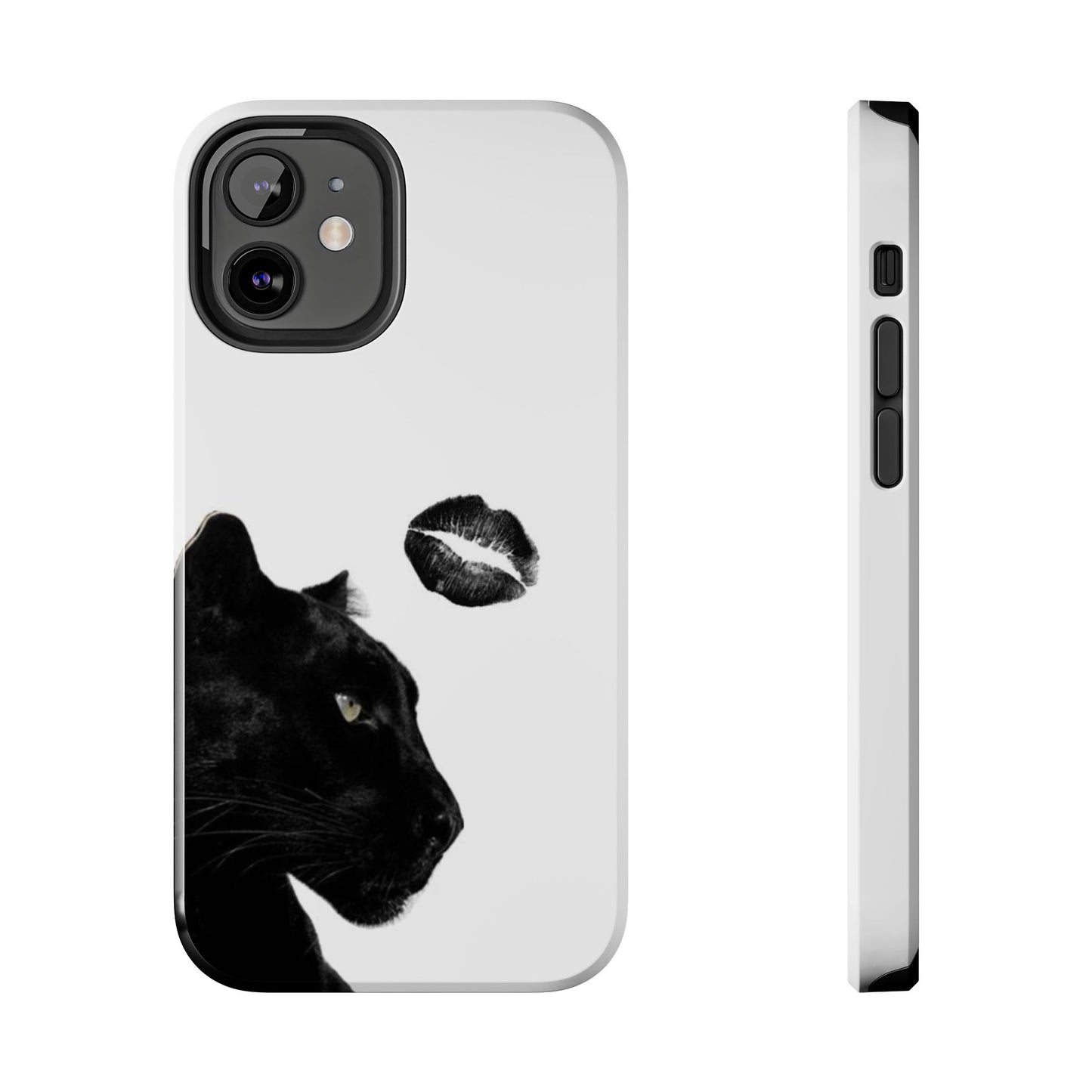 Elegant Panther Design Tough Phone Case - Stylish Protection for Animal Lovers