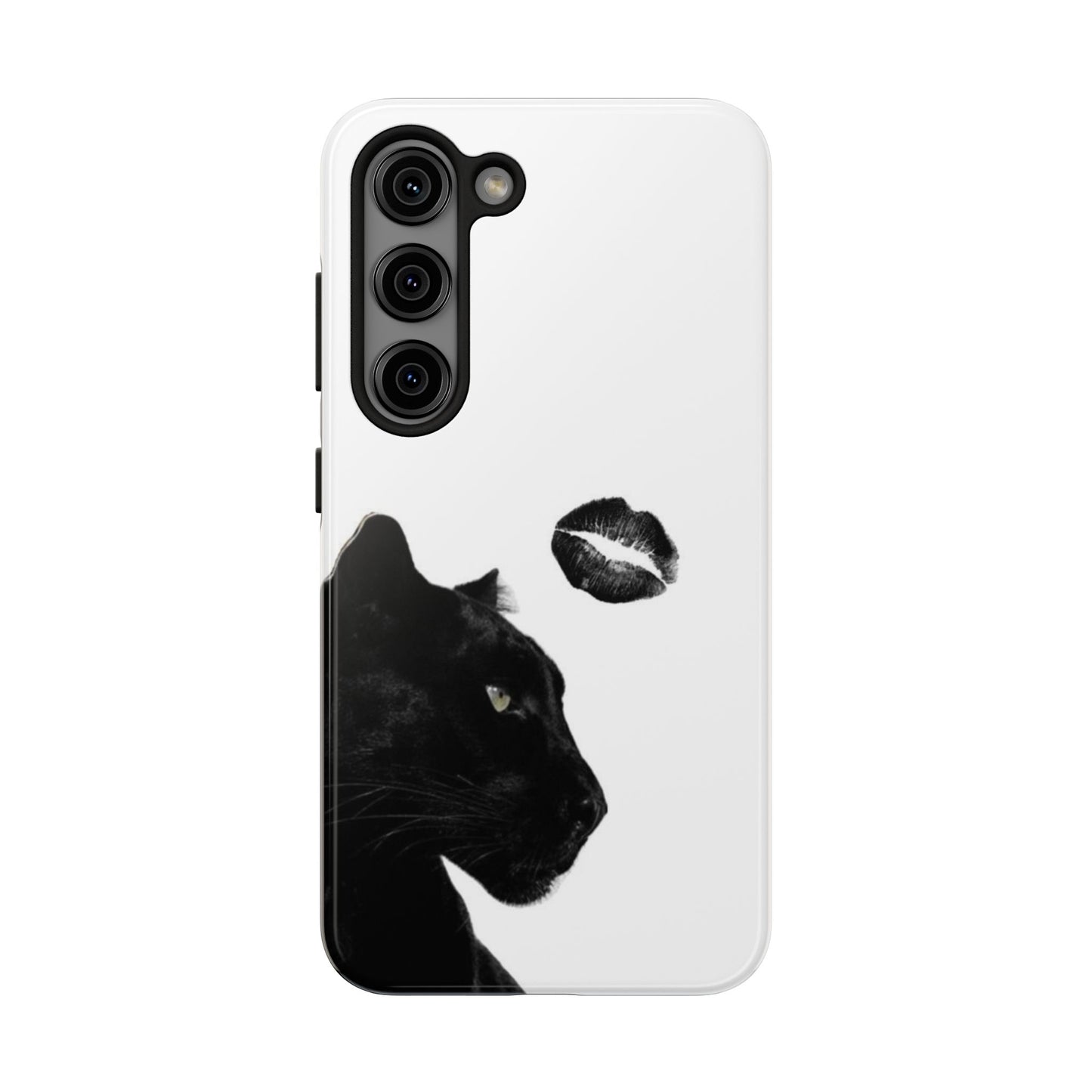 Elegant Panther Design Tough Phone Case - Stylish Protection for Animal Lovers
