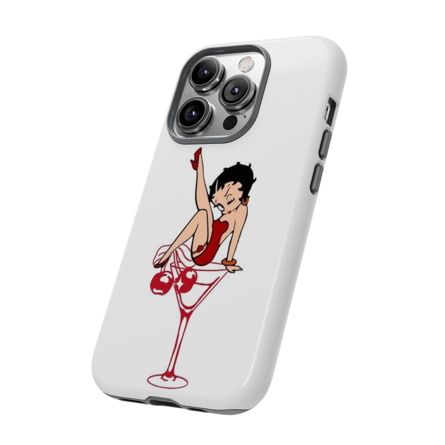 Betty Boop Martini Phone Case - Stylish Tough Cases for Fun Lovers
