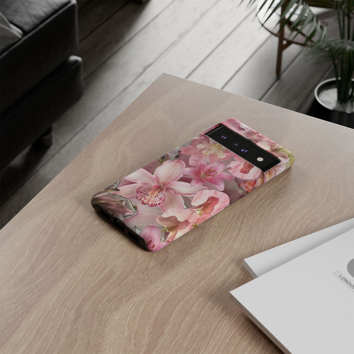 Phone Case - Matte & Glossy Tough Case Lily Flowers