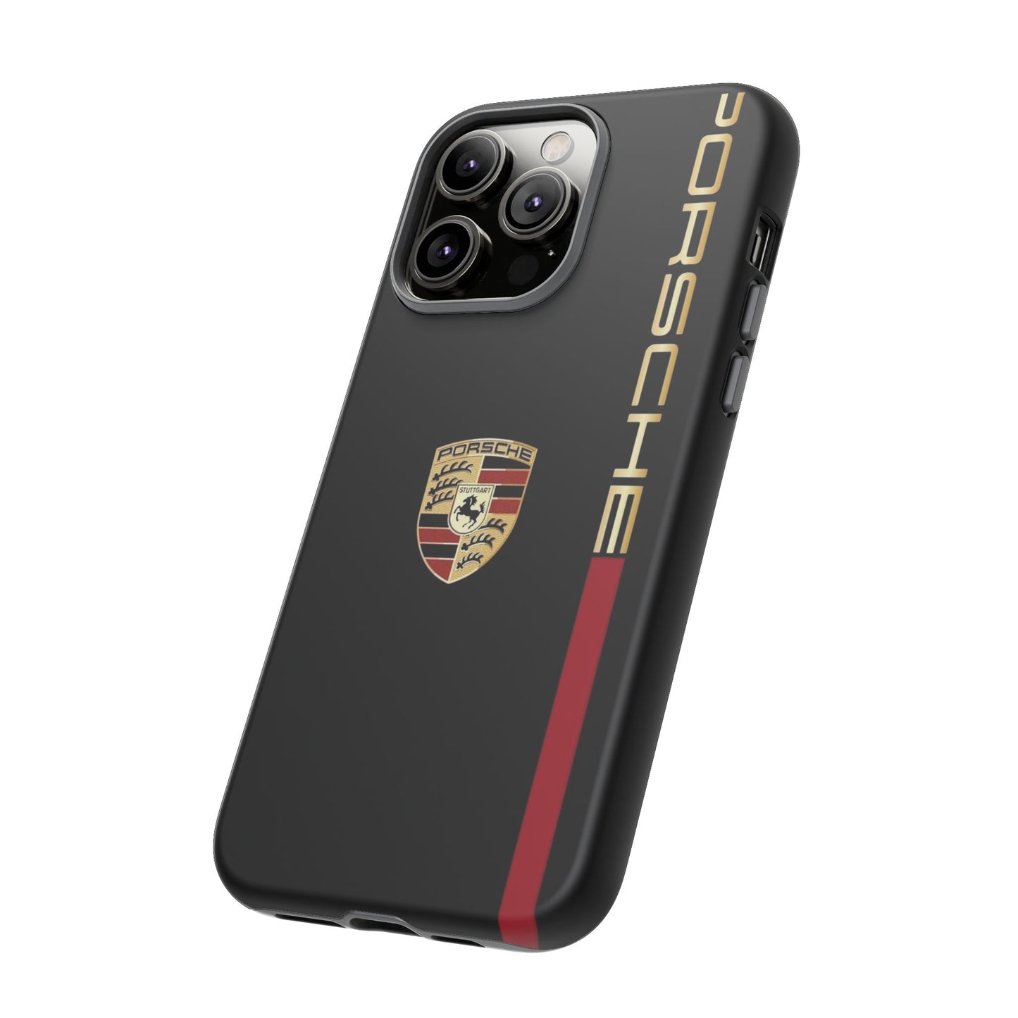 Porsche Tough Phone Case, Durable Car Lover Accessory, Protective Cover, Gift for Auto Enthusiasts, Racing Themed Phone Accessory