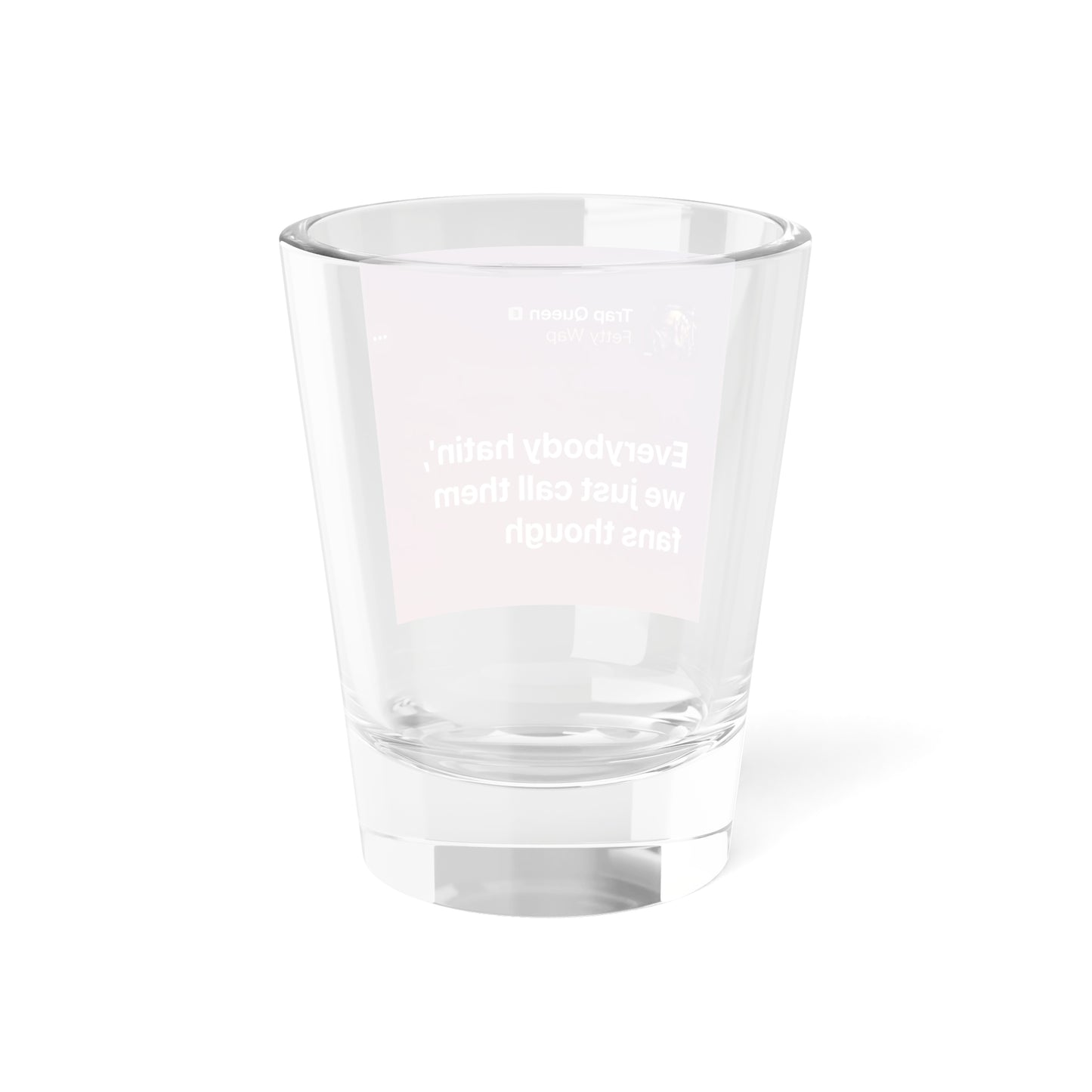 Fetty Wap Inspired Shot Glass, Fun Barware, Party Gift, Music Lover’s Collectible, Home Bar Decor, Unique Drinking Glass