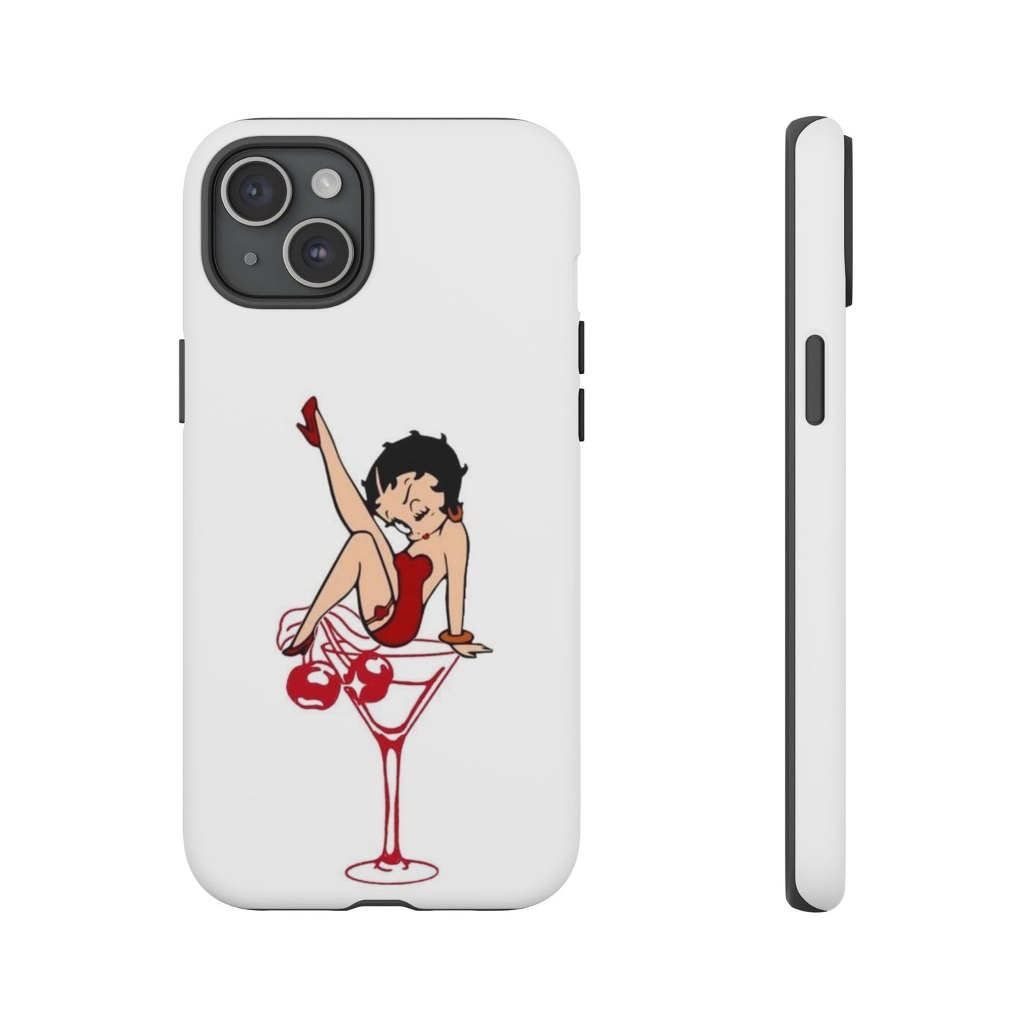 Betty Boop Martini Phone Case - Stylish Tough Cases for Fun Lovers