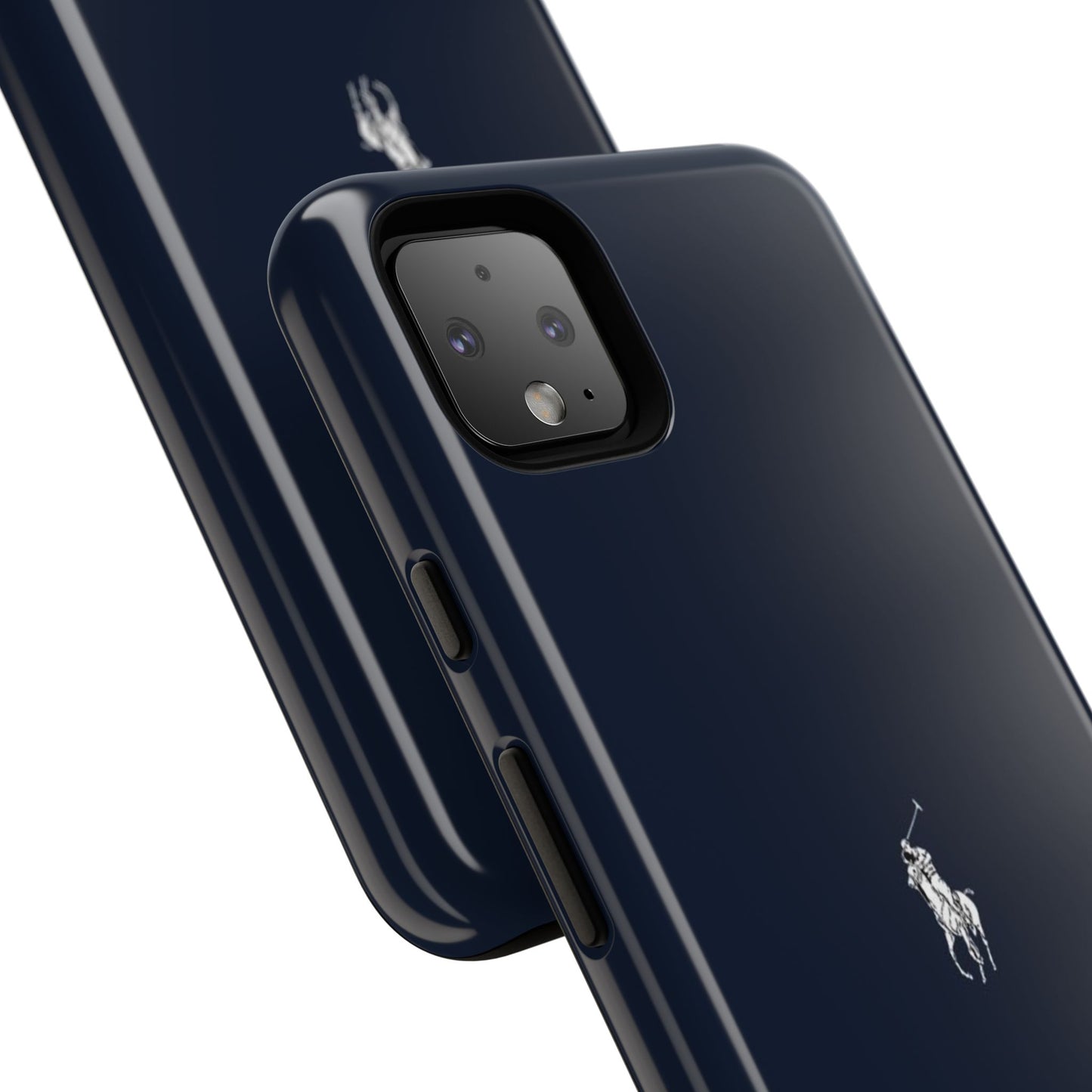 Navy Polo Logo Tough Phone Case — Slim Protective iPhone Cover