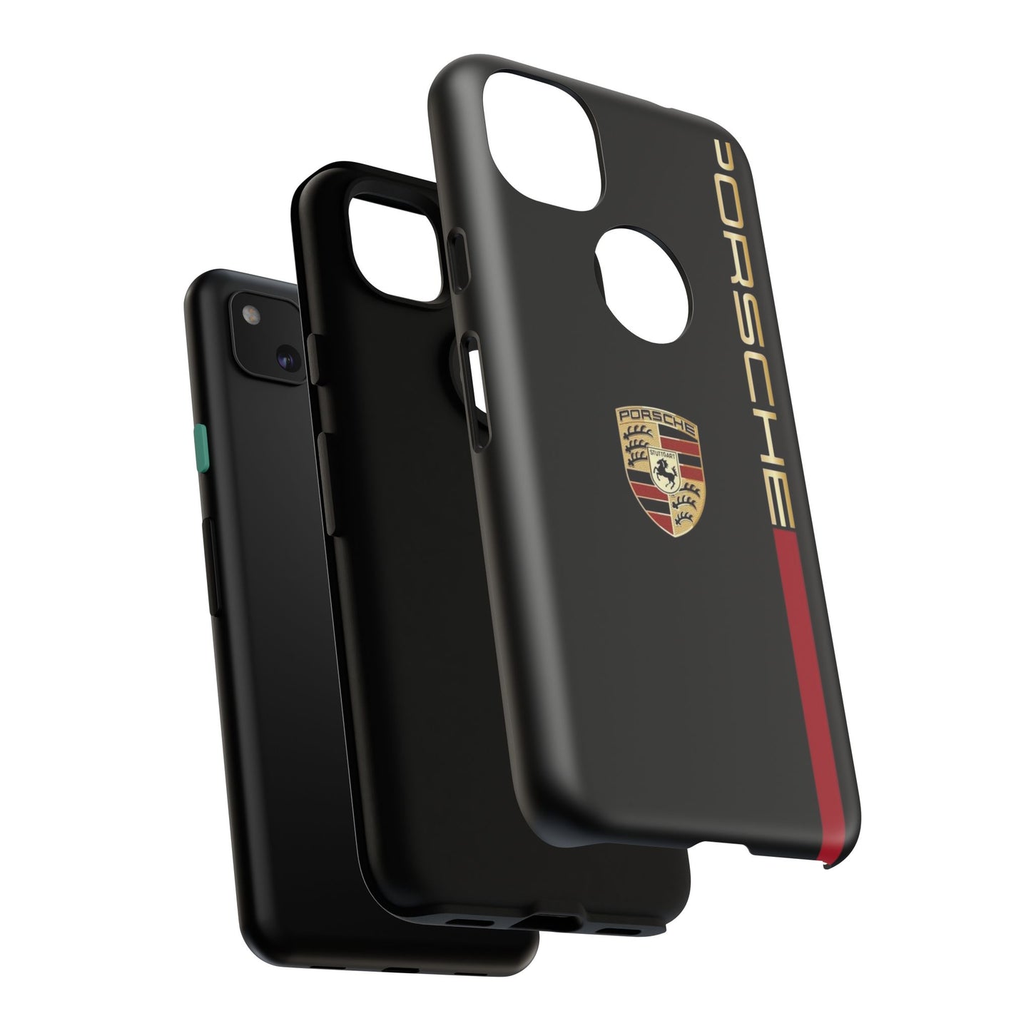 Porsche Tough Phone Case, Durable Car Lover Accessory, Protective Cover, Gift for Auto Enthusiasts, Racing Themed Phone Accessory