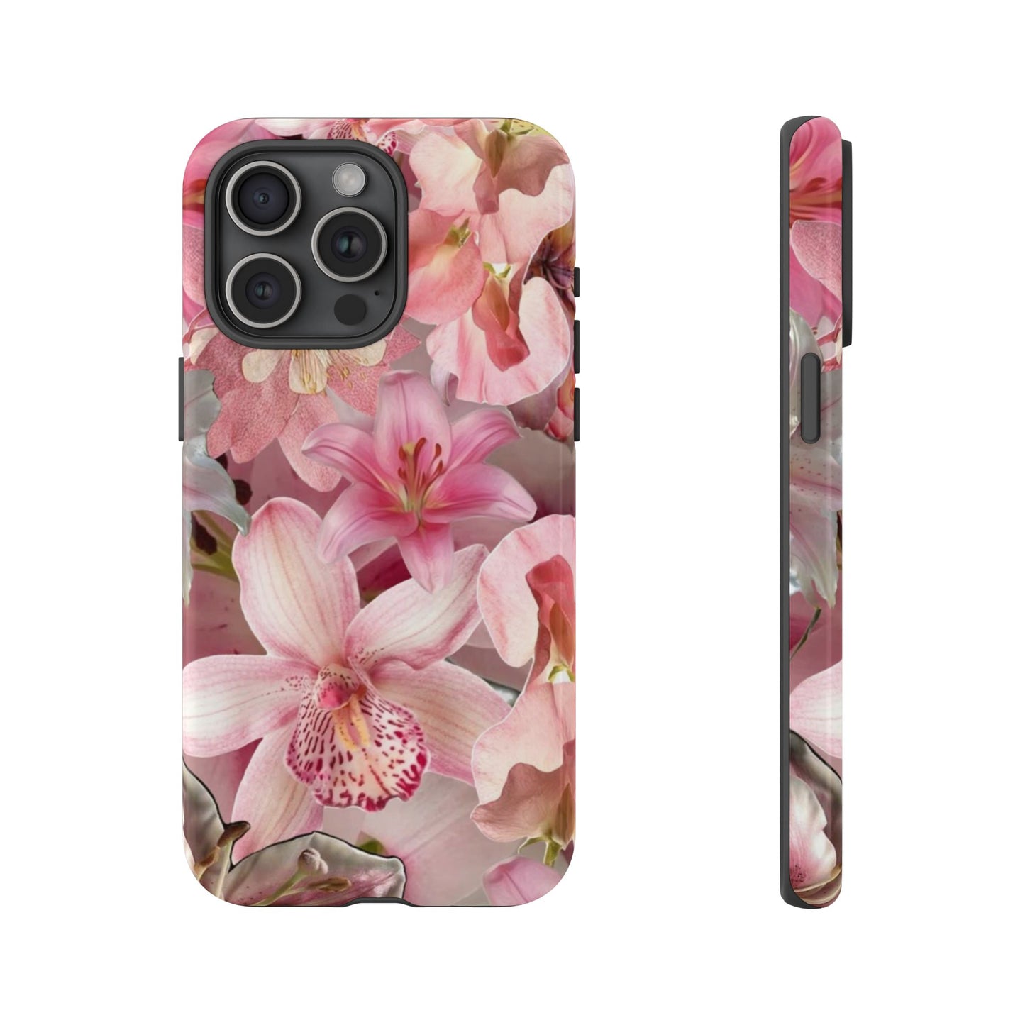 Phone Case - Matte & Glossy Tough Case Lily Flowers