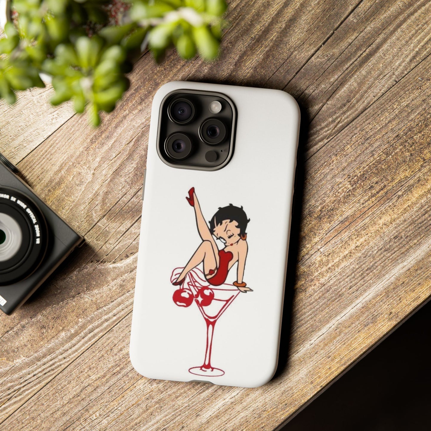 Betty Boop Martini Phone Case - Stylish Tough Cases for Fun Lovers