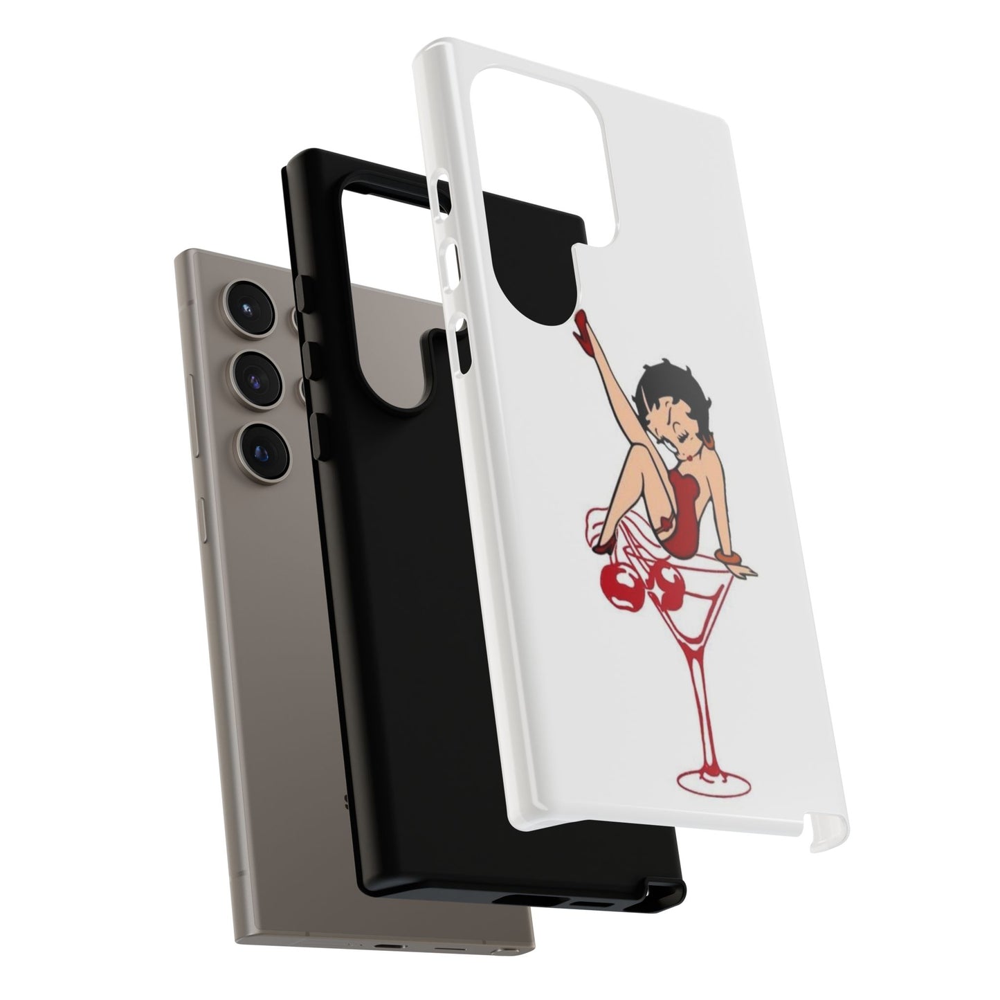 Betty Boop Martini Phone Case - Stylish Tough Cases for Fun Lovers