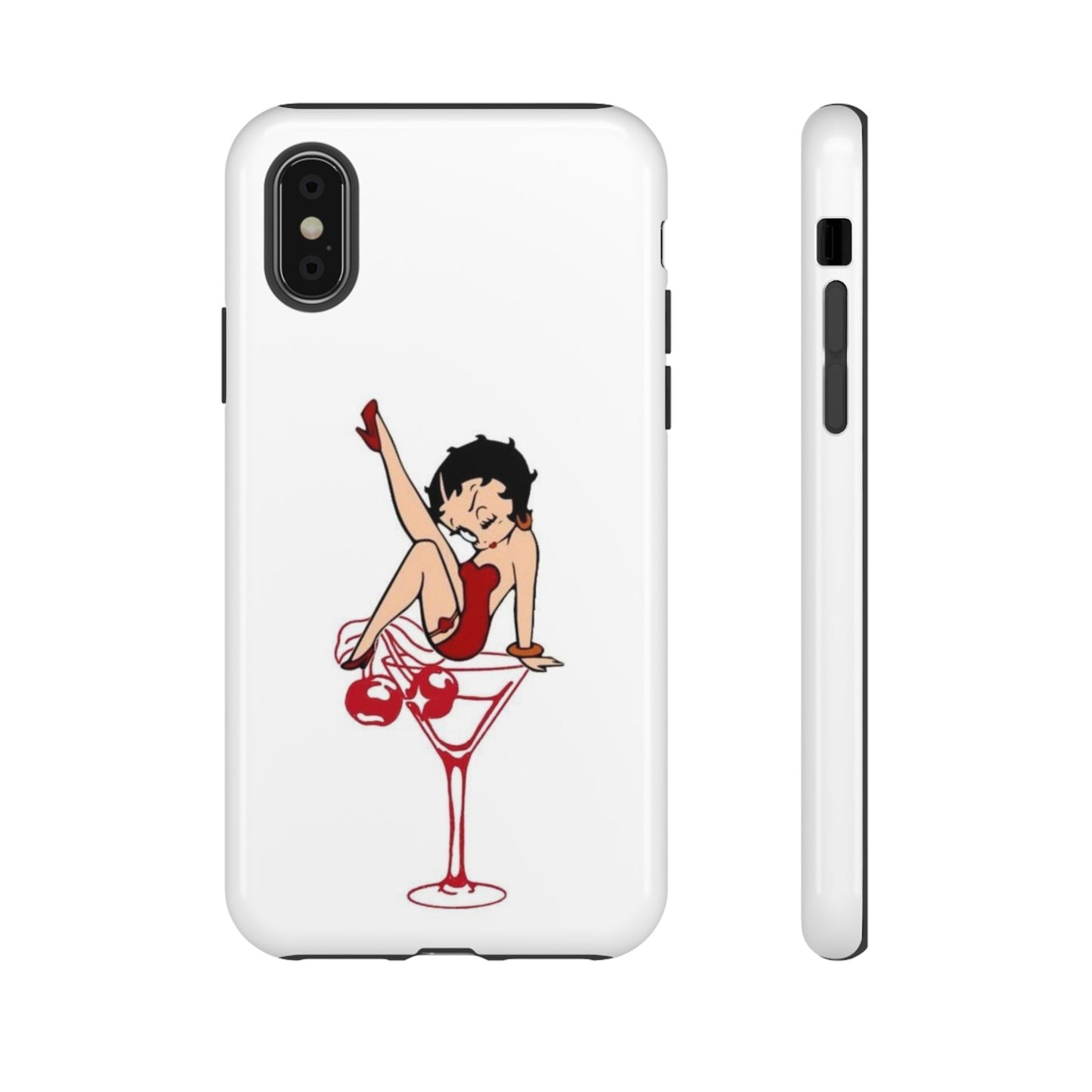 Betty Boop Martini Phone Case - Stylish Tough Cases for Fun Lovers