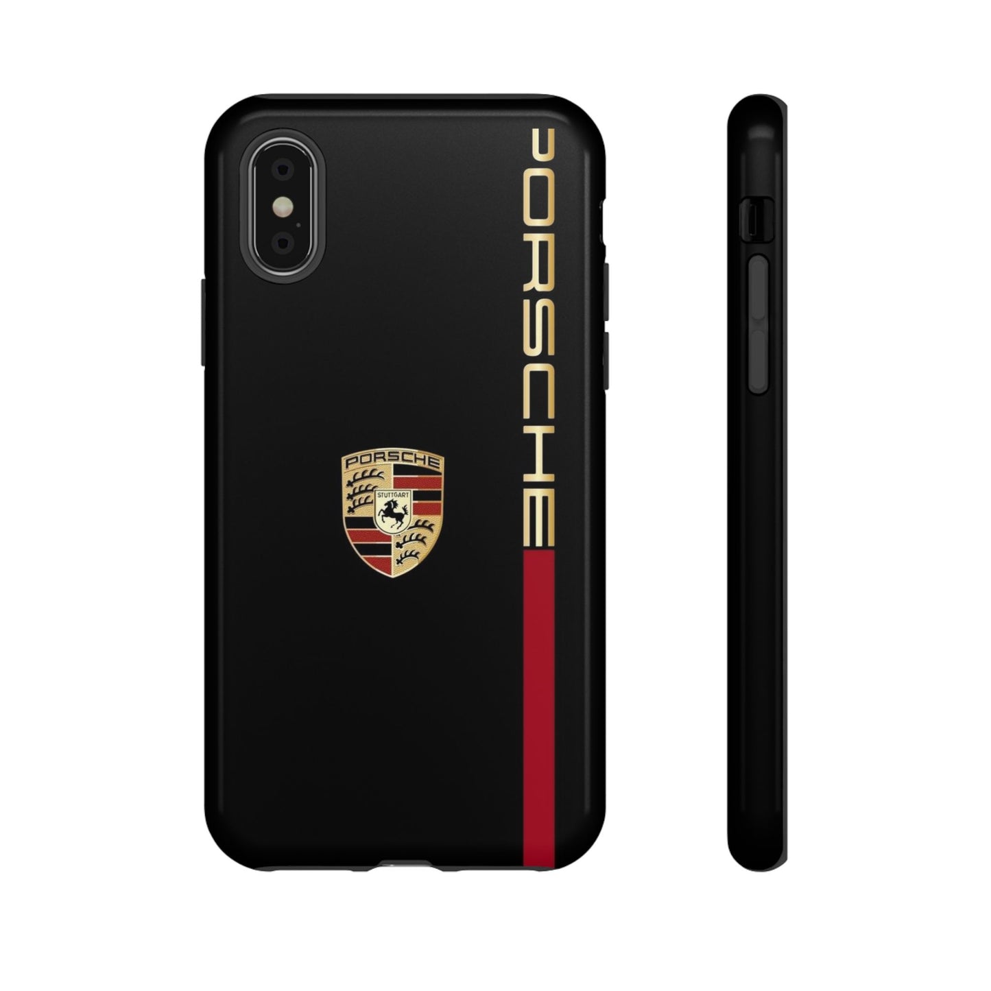 Porsche Tough Phone Case, Durable Car Lover Accessory, Protective Cover, Gift for Auto Enthusiasts, Racing Themed Phone Accessory
