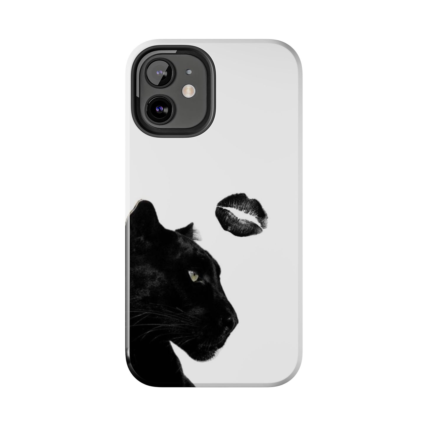 Elegant Panther Design Tough Phone Case - Stylish Protection for Animal Lovers