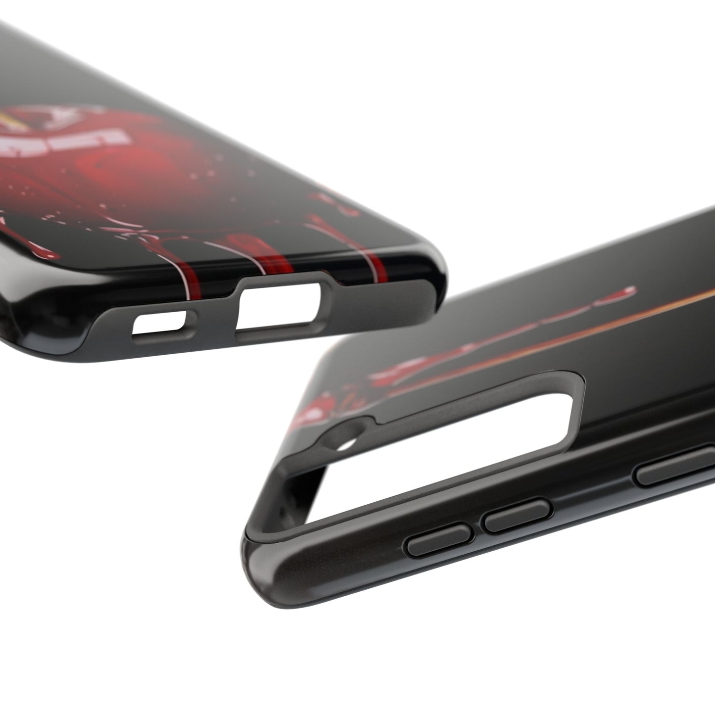 Dripping Cherry Tough Phone Case - Stylish Protection for Your Device