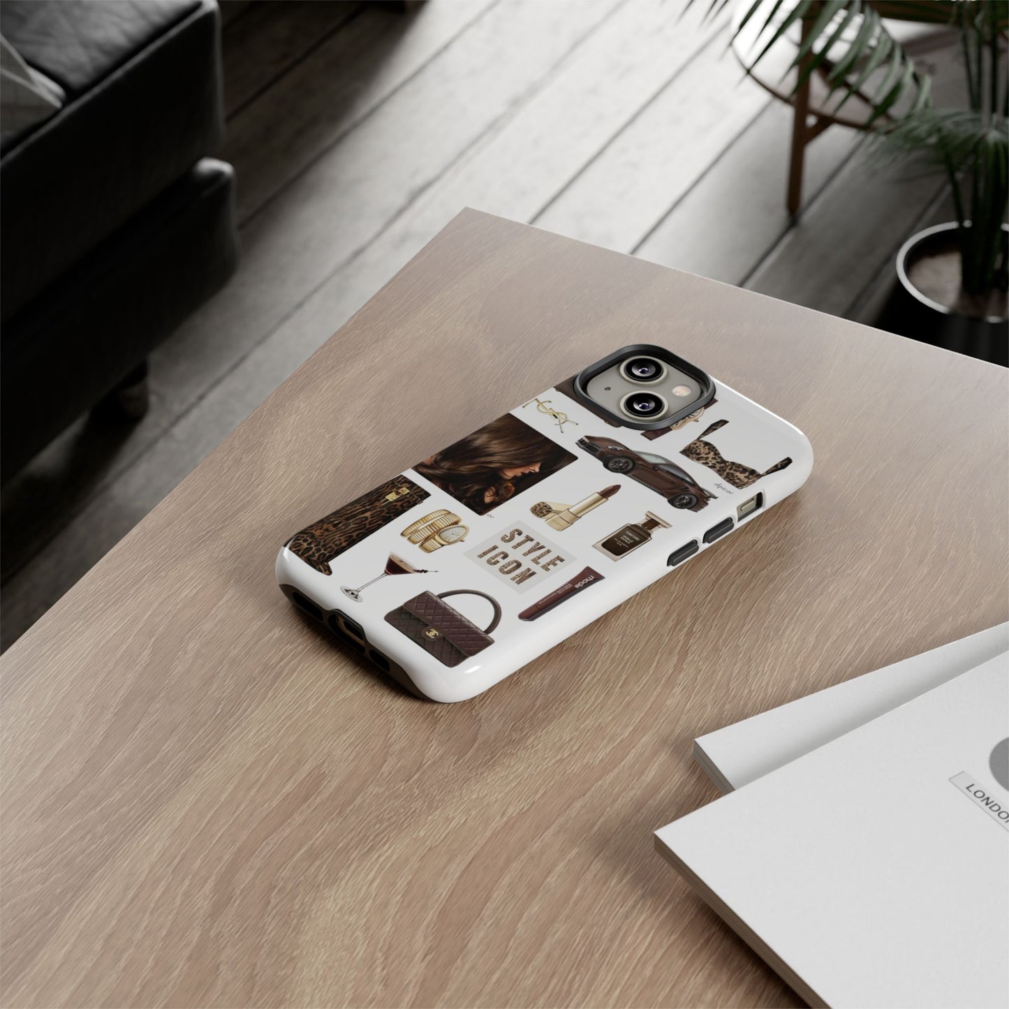 Stylish Phone Case for Fashion Lovers, Chic Gift for Her, Trendy Protective Cover, Perfect for Birthday or Holiday