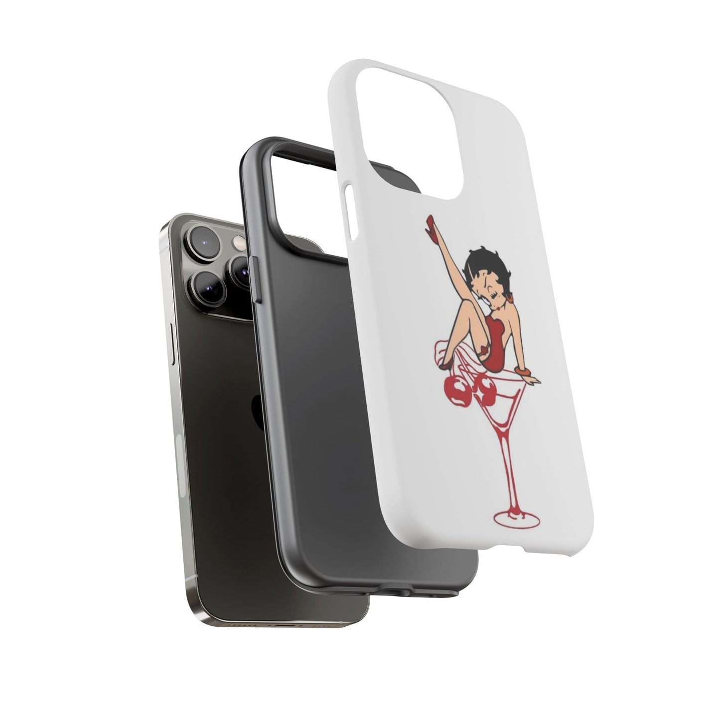 Betty Boop Martini Phone Case - Stylish Tough Cases for Fun Lovers