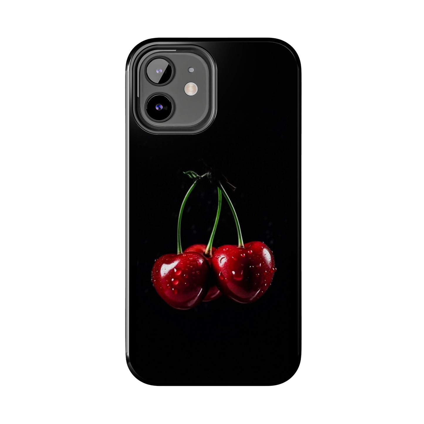 Cherry Splash Tough Phone Case - Durable, Stylish Protection